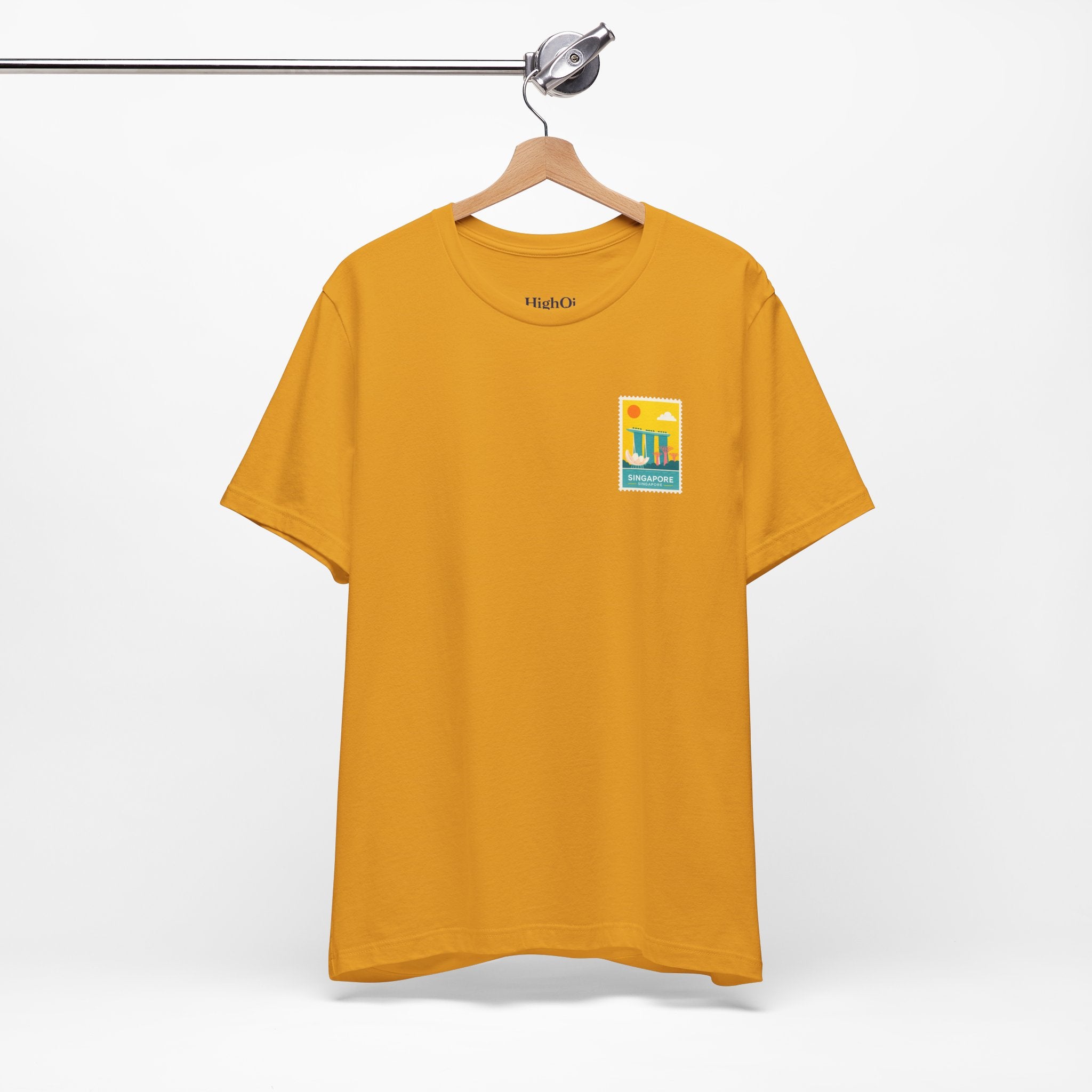 Singapore Postcard Graphic Tee - Vintage Travel Shirt