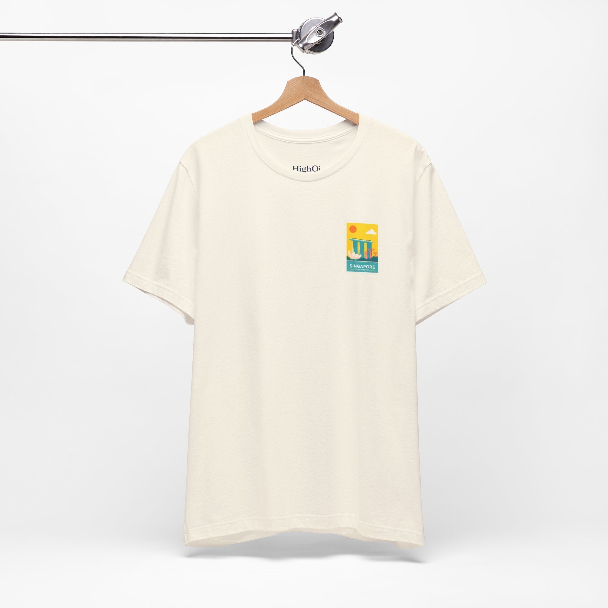 Singapore Postcard Graphic Tee - Vintage Travel Shirt