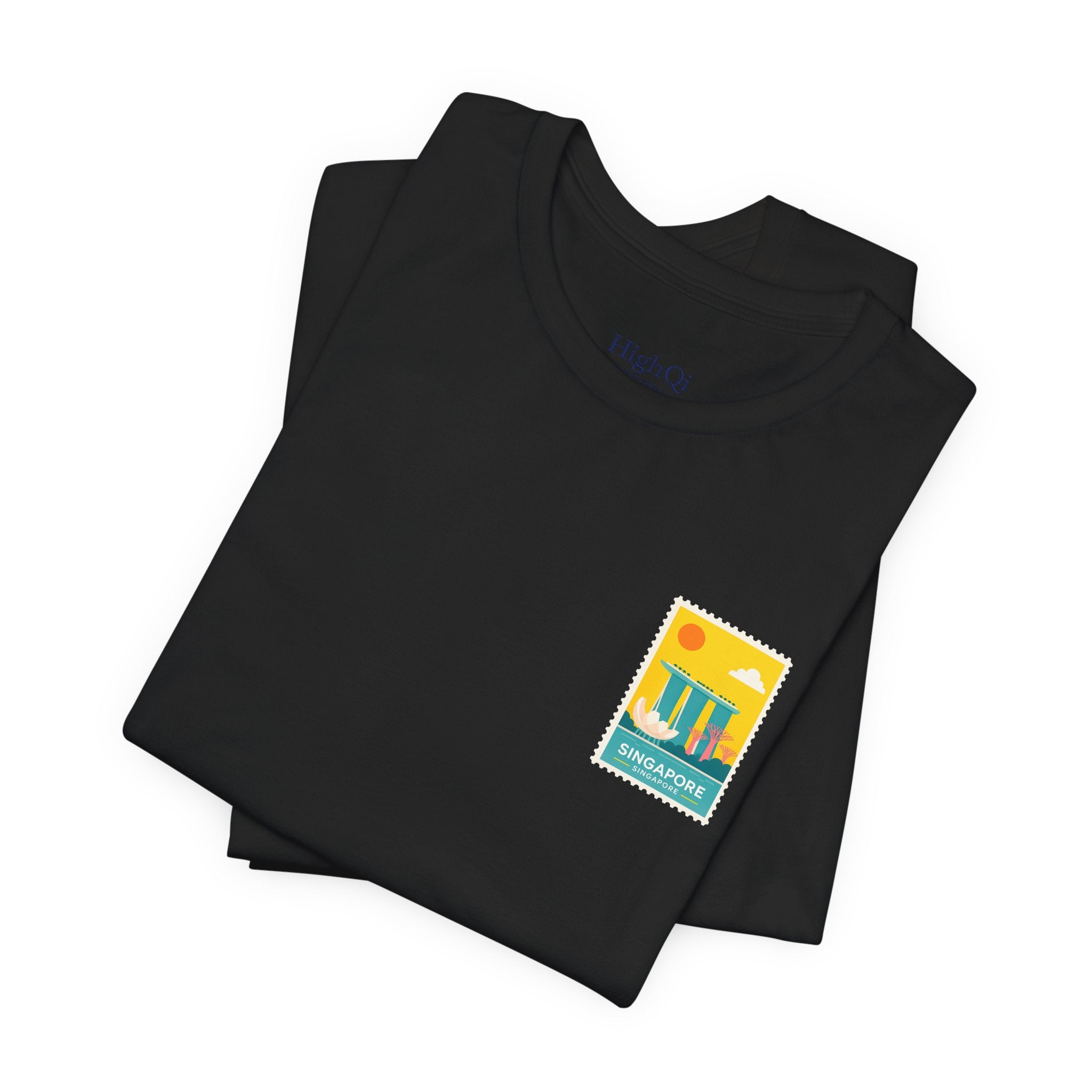 Singapore Postcard Graphic Tee - Vintage Travel Shirt