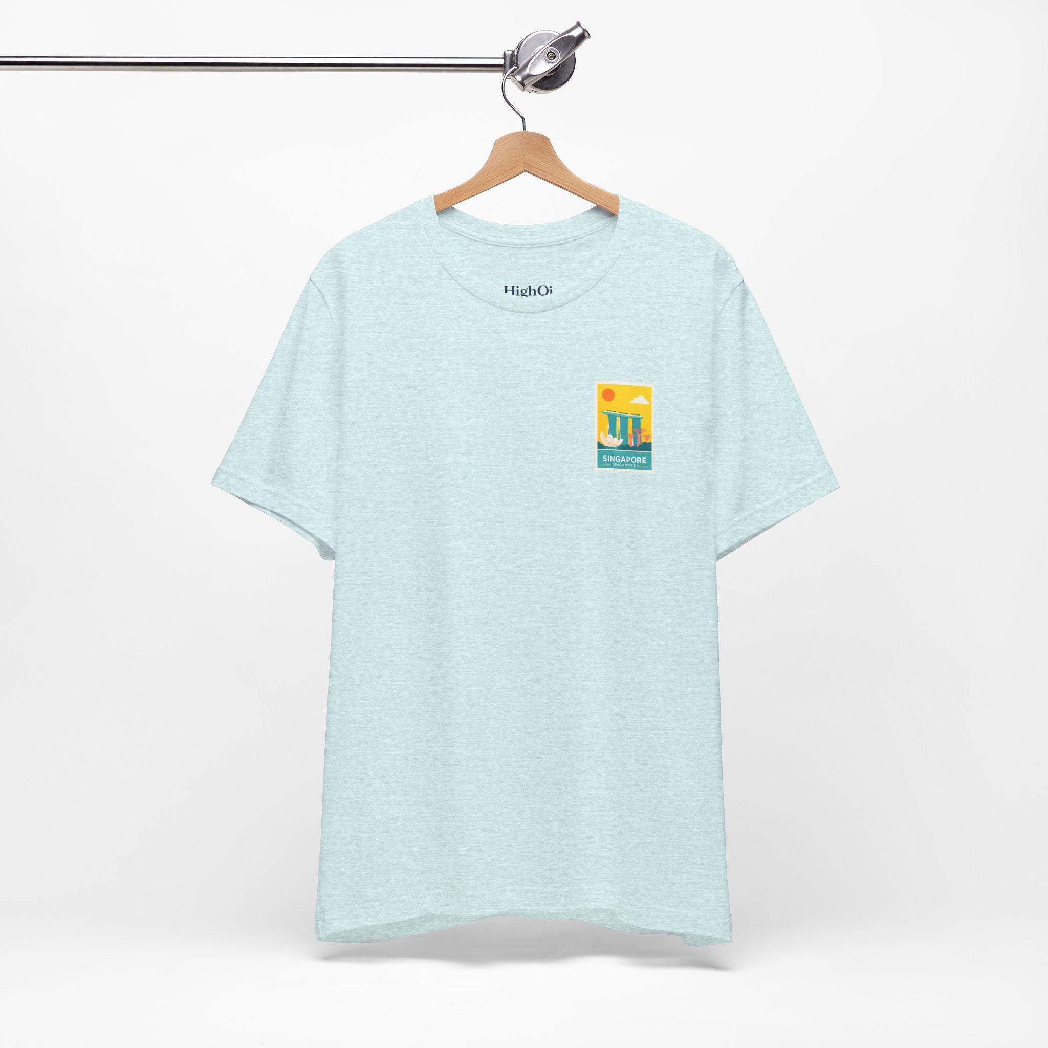 Singapore Postcard Graphic Tee - Vintage Travel Shirt