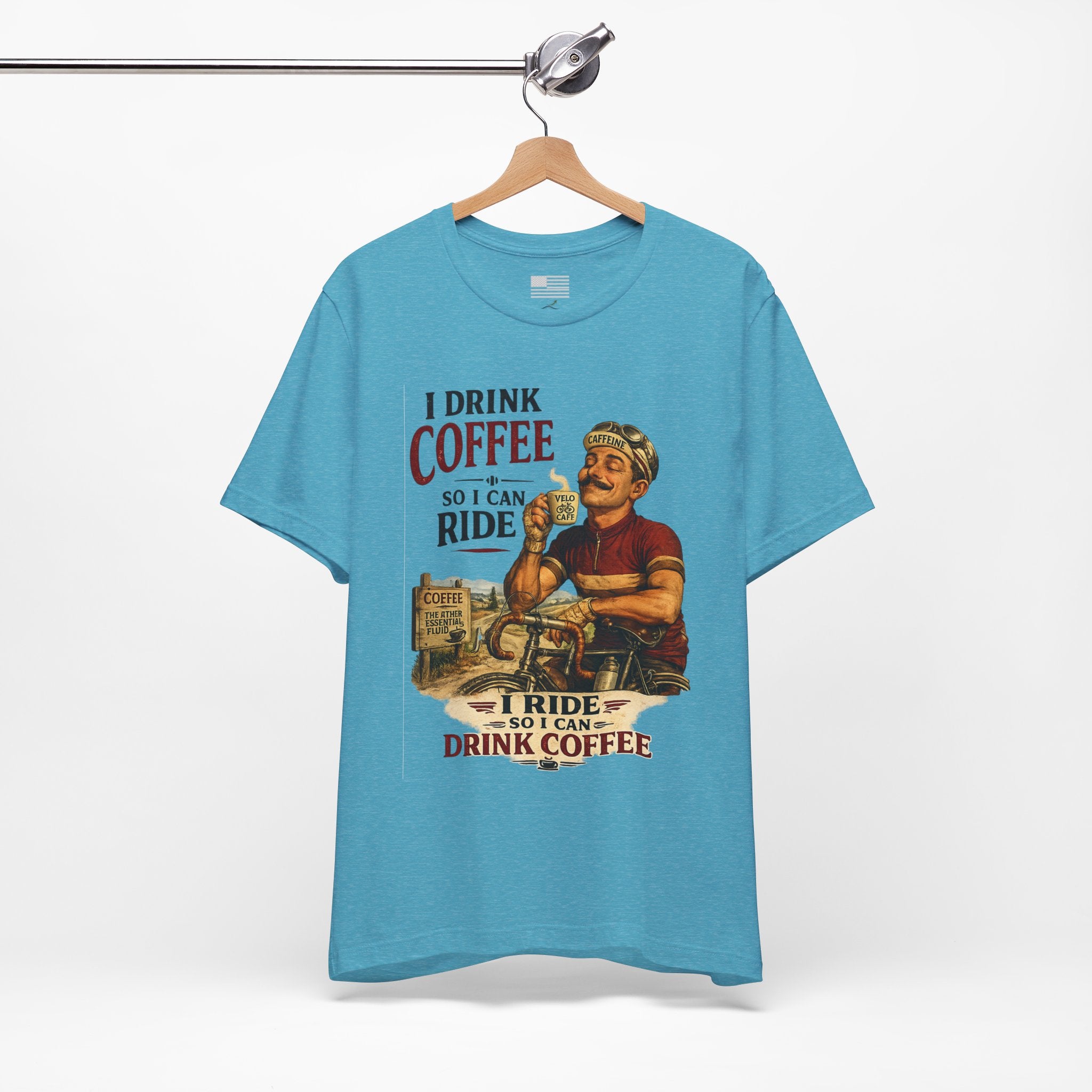 I Drink Coffee So I Can Ride - T-Shirt