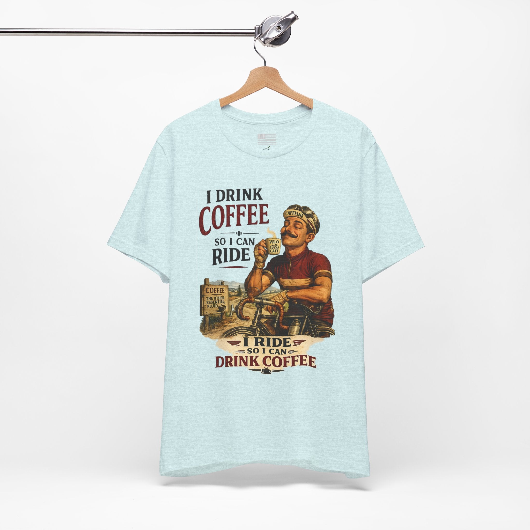 I Drink Coffee So I Can Ride - T-Shirt