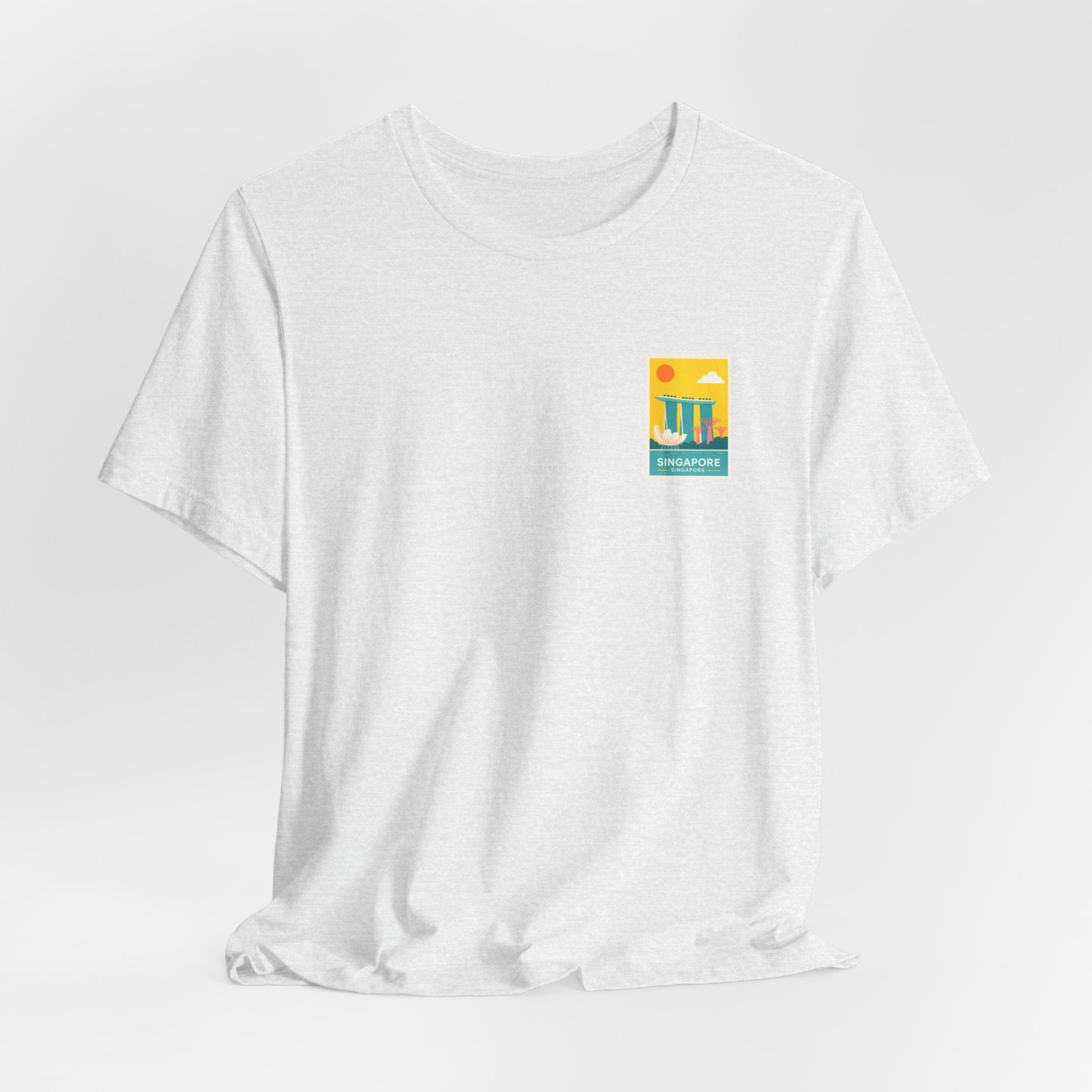 Singapore Postcard Graphic Tee - Vintage Travel Shirt
