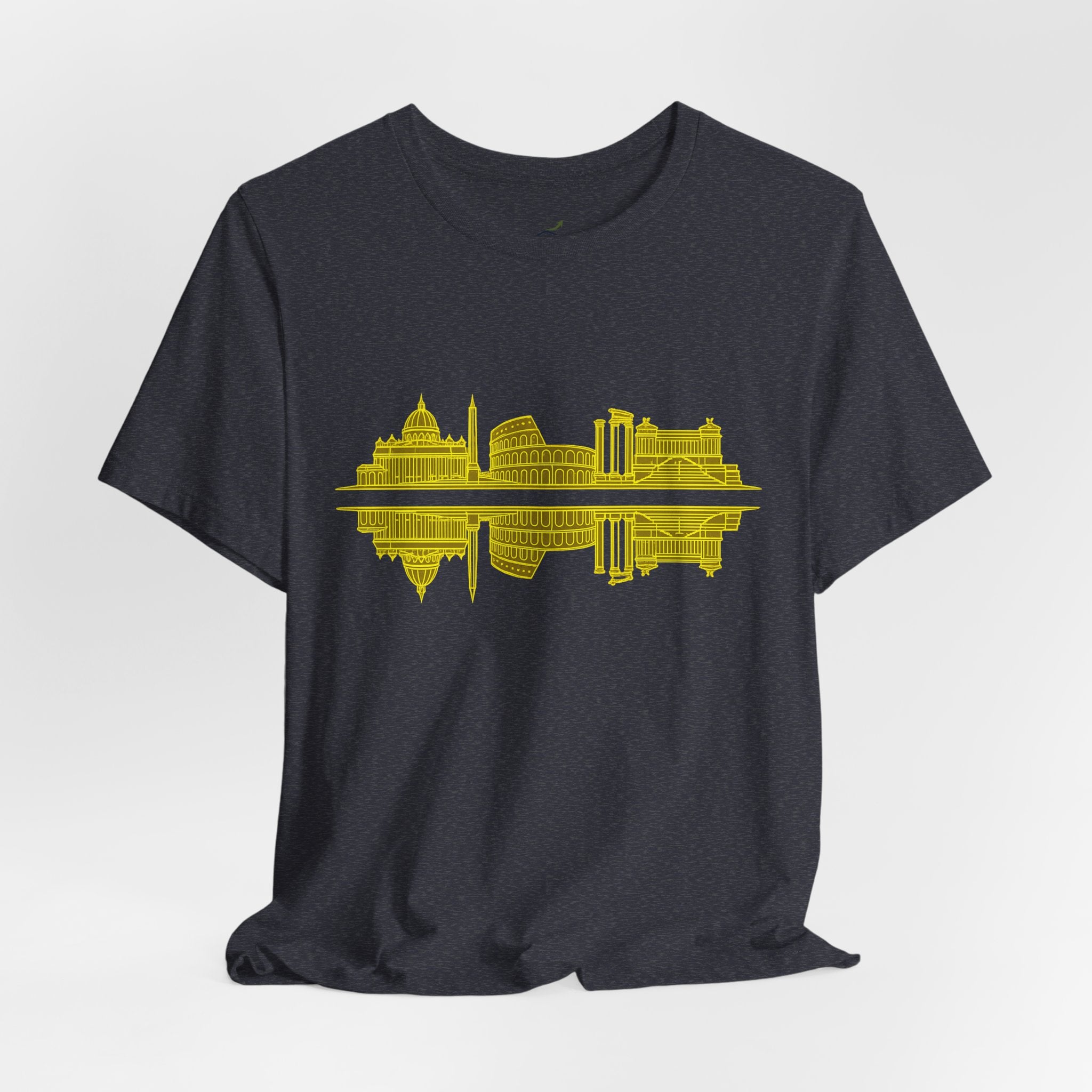 City Skyline Reflection T-Shirt — Rome Landscape