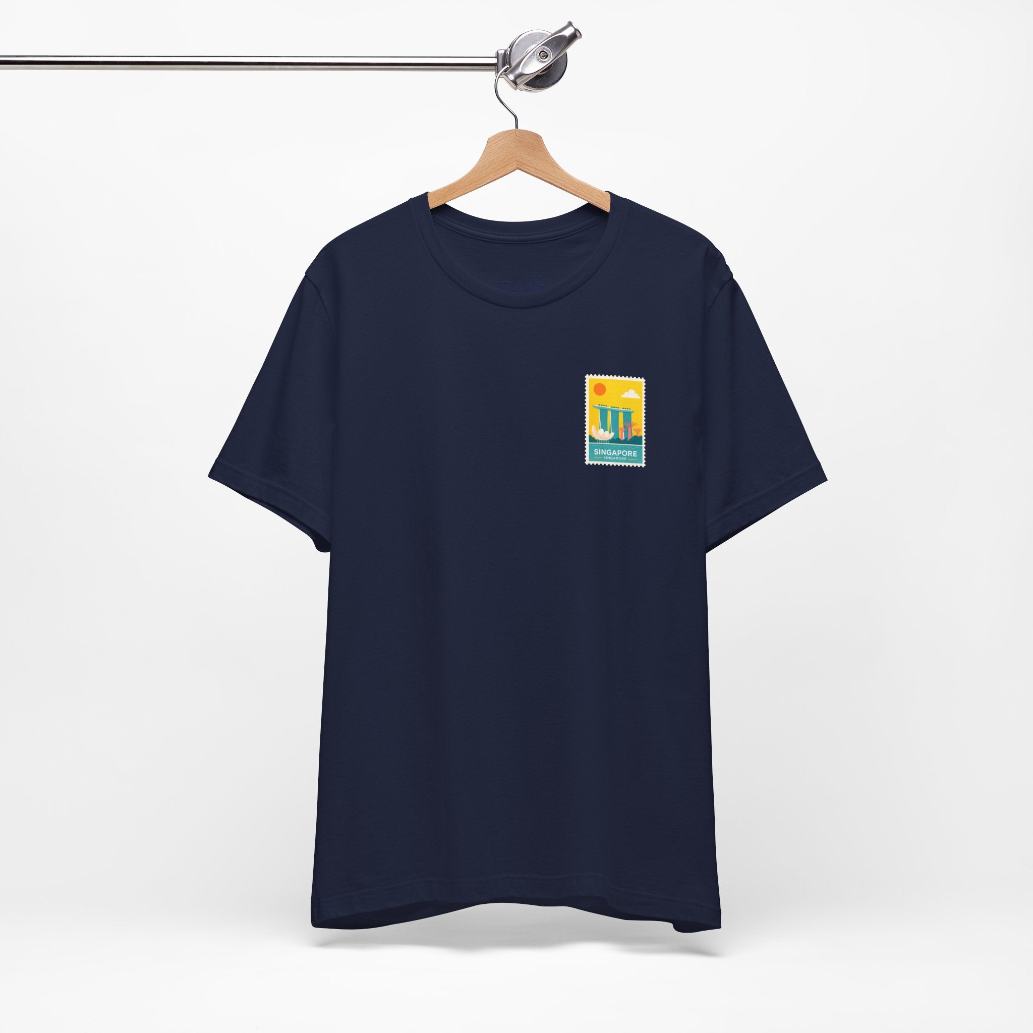 Singapore Postcard Graphic Tee - Vintage Travel Shirt