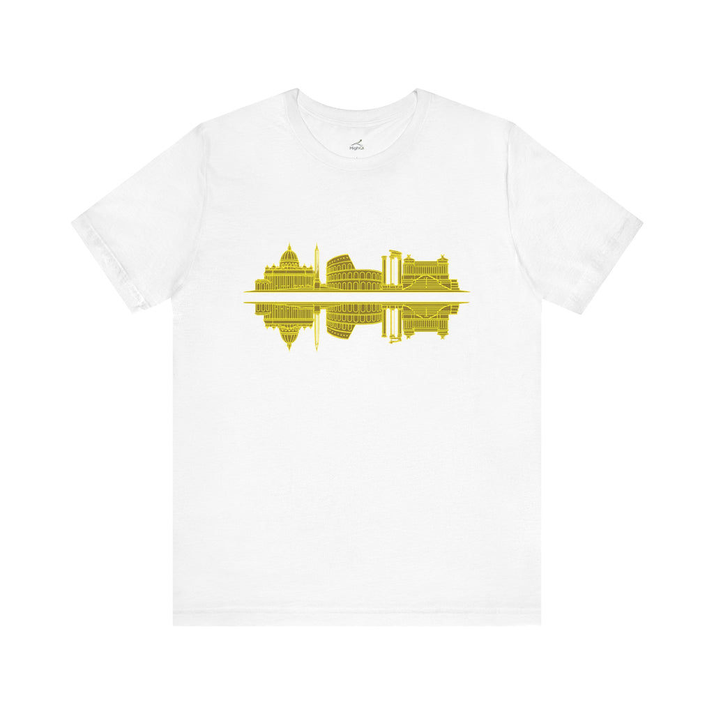 City Skyline Reflection T-Shirt — Rome Landscape
