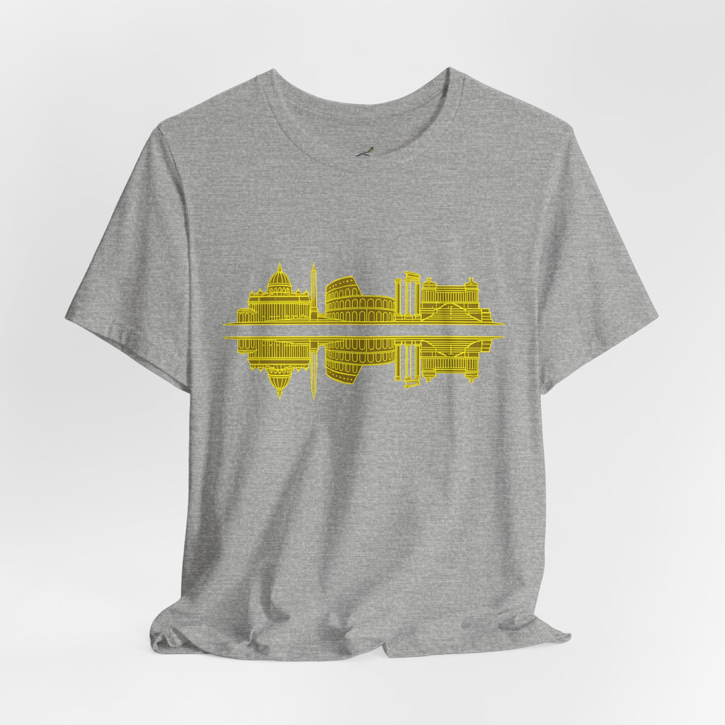 City Skyline Reflection T-Shirt — Rome Landscape