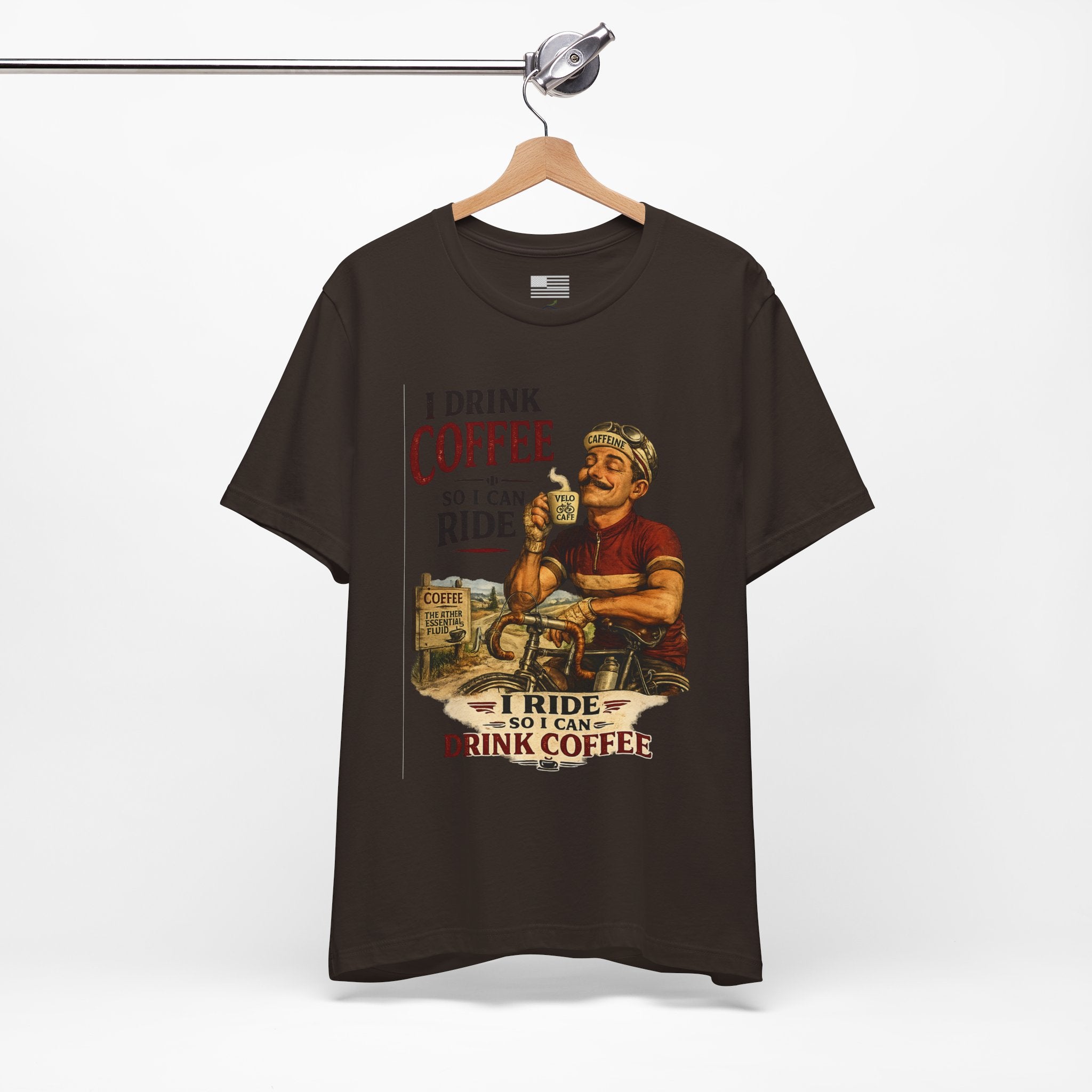 I Drink Coffee So I Can Ride - T-Shirt