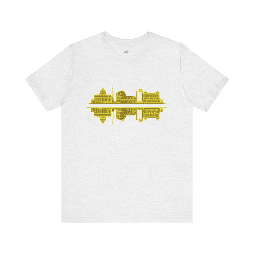 City Skyline Reflection T-Shirt — Rome Landscape