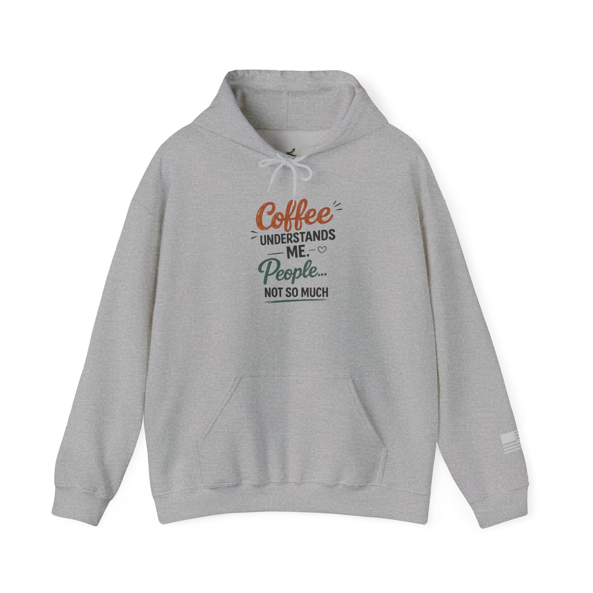 "Coffee Understands Me" - Pullover Hoodie