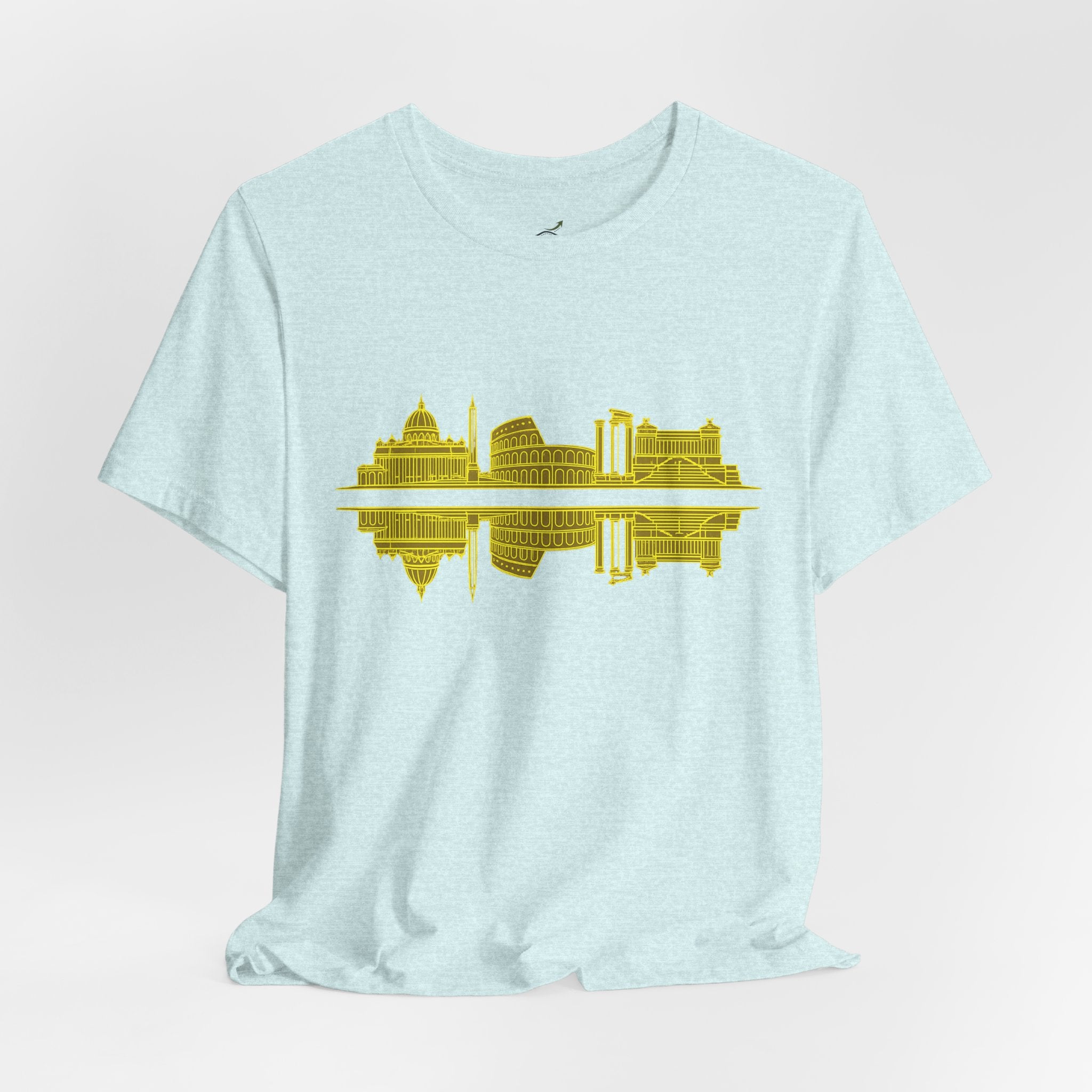 City Skyline Reflection T-Shirt — Rome Landscape