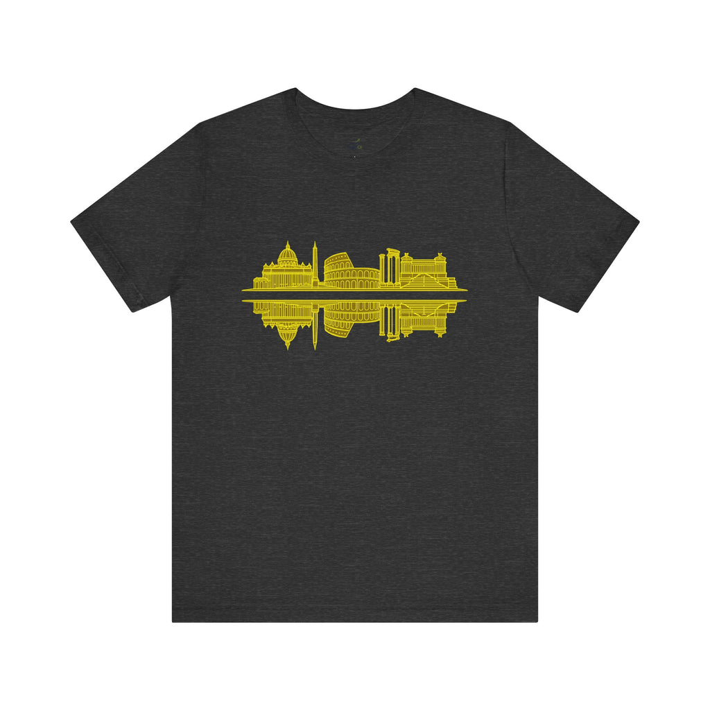 City Skyline Reflection T-Shirt — Rome Landscape