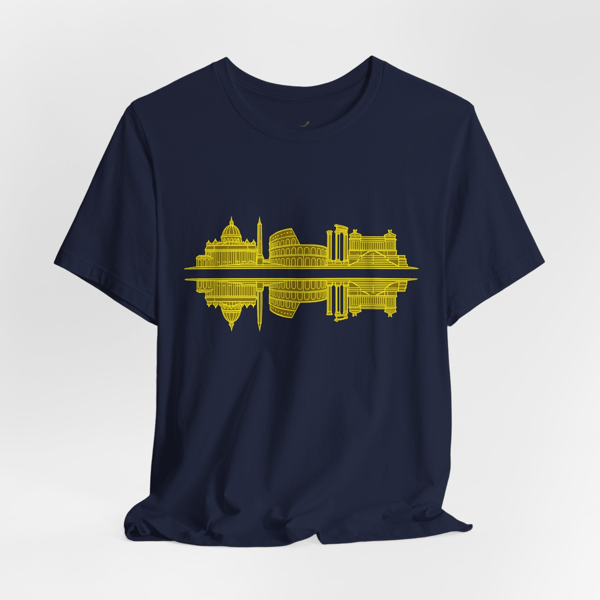 City Skyline Reflection T-Shirt — Rome Landscape