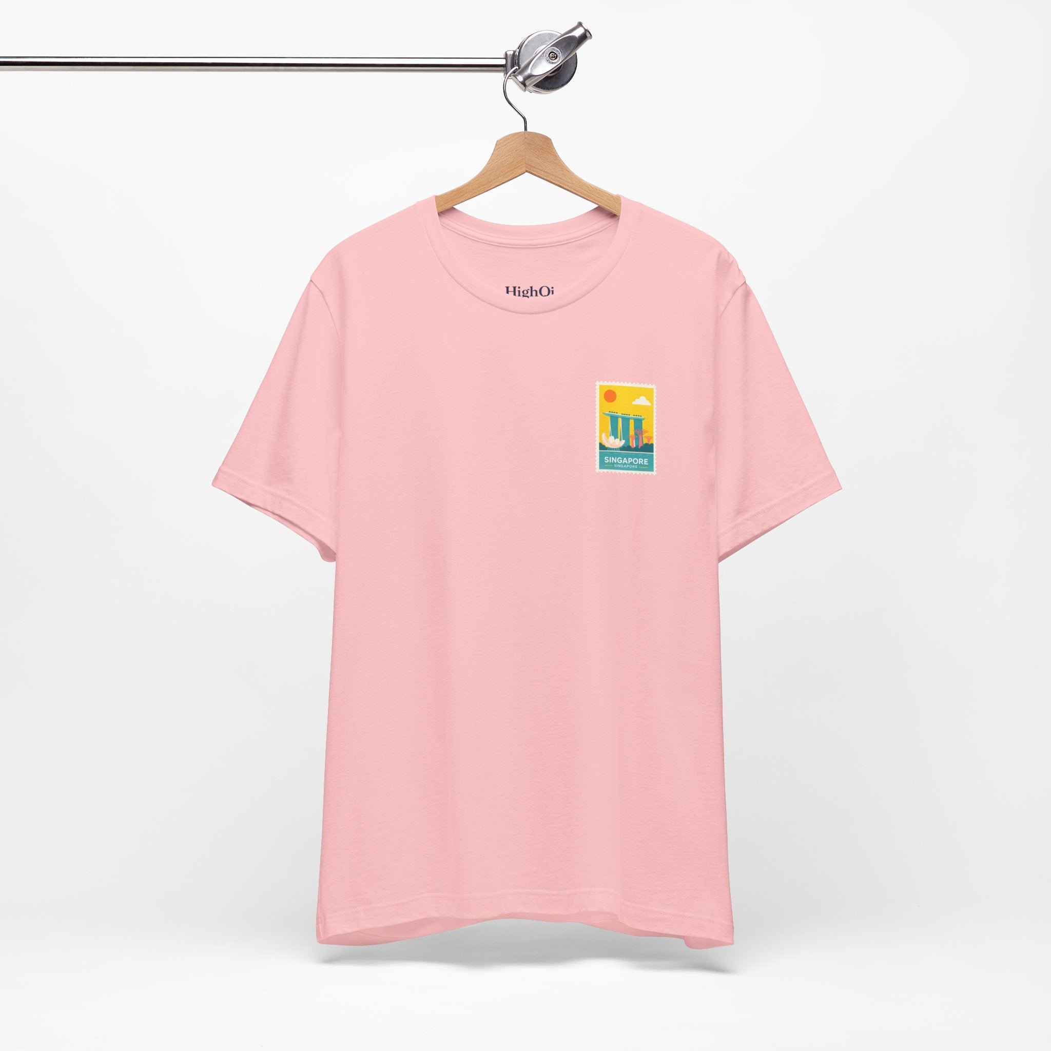 Singapore Postcard Graphic Tee - Vintage Travel Shirt