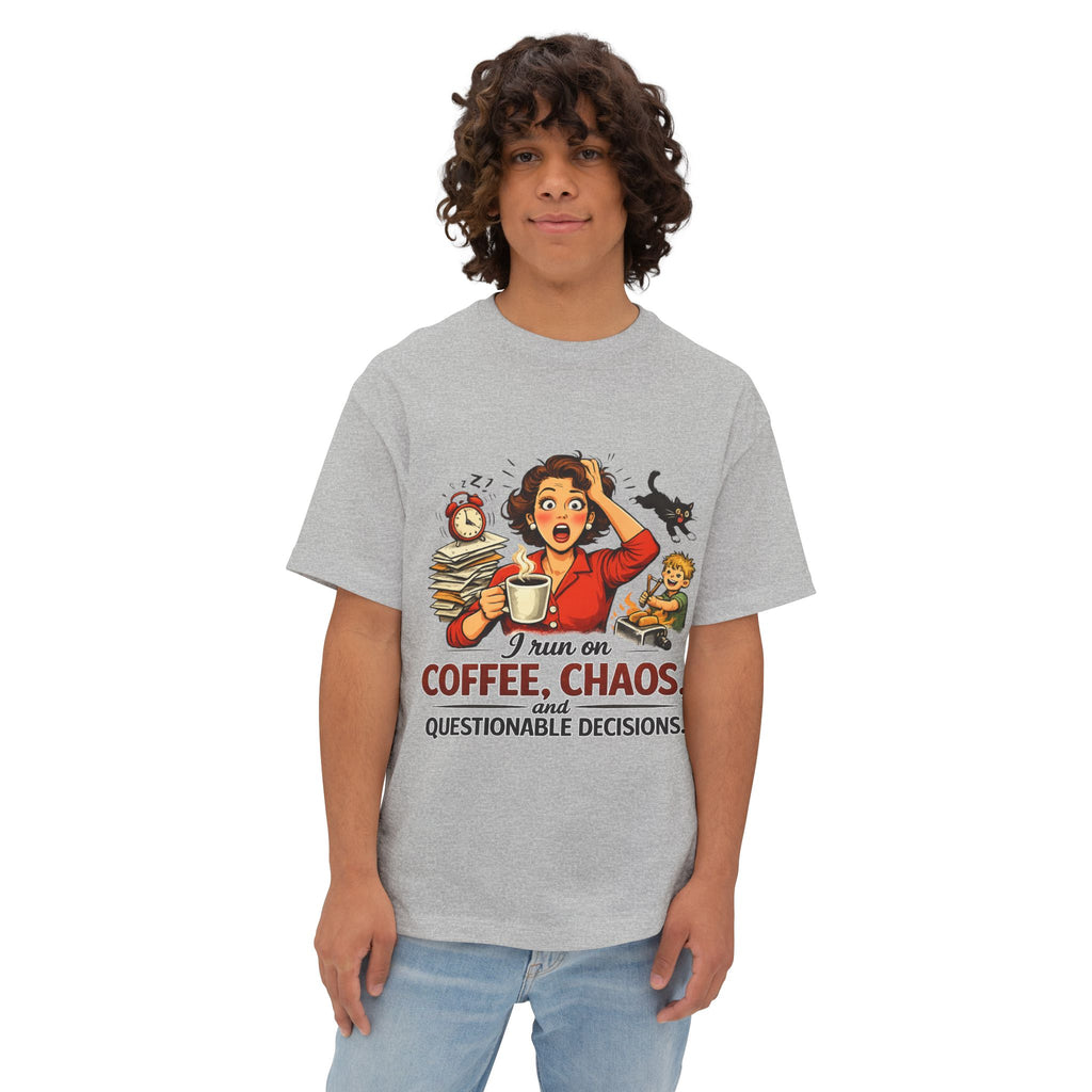 Coffee, Chaos & Questionable Decisions T-Shirt