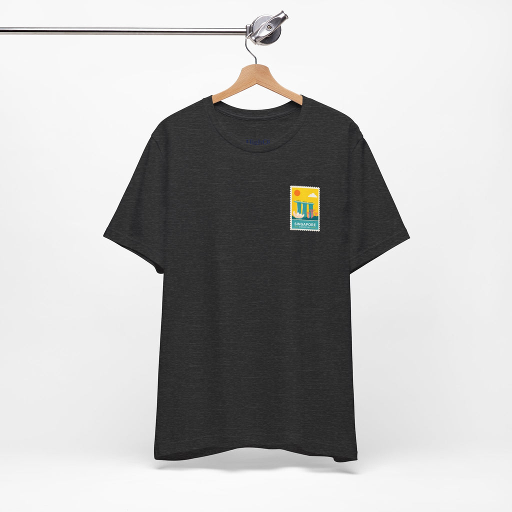 Singapore Postcard Graphic Tee - Vintage Travel Shirt