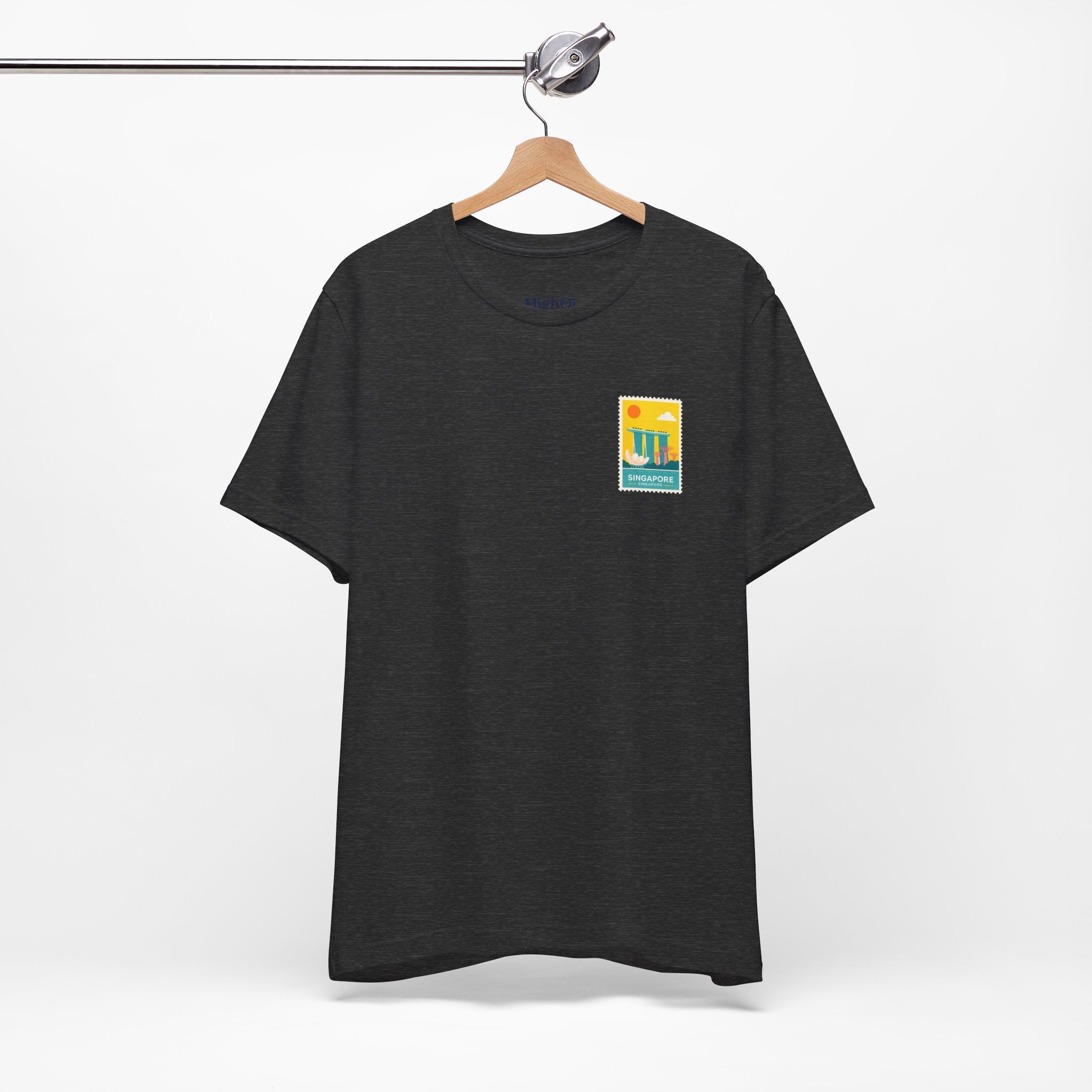 Singapore Postcard Graphic Tee - Vintage Travel Shirt