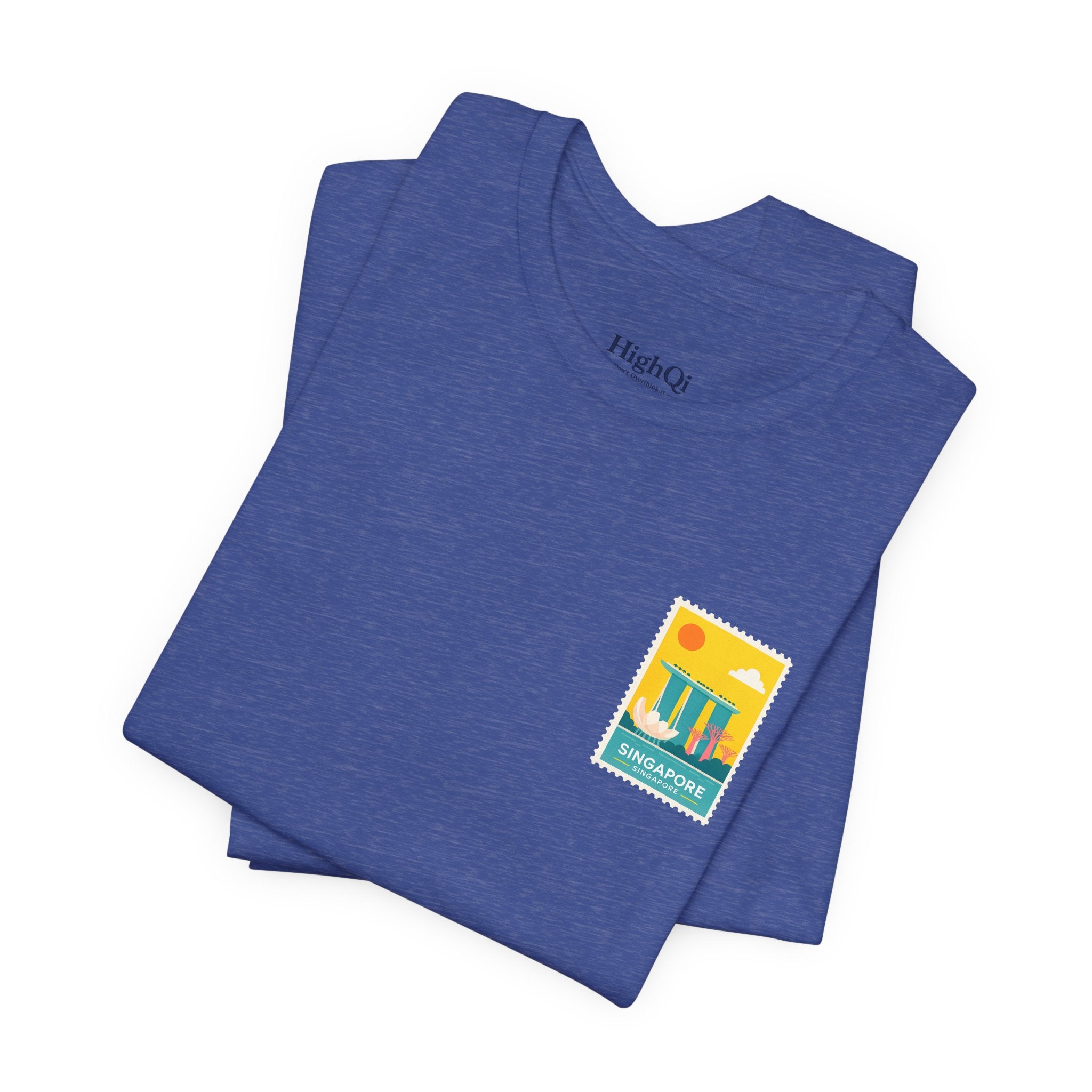 Singapore Postcard Graphic Tee - Vintage Travel Shirt