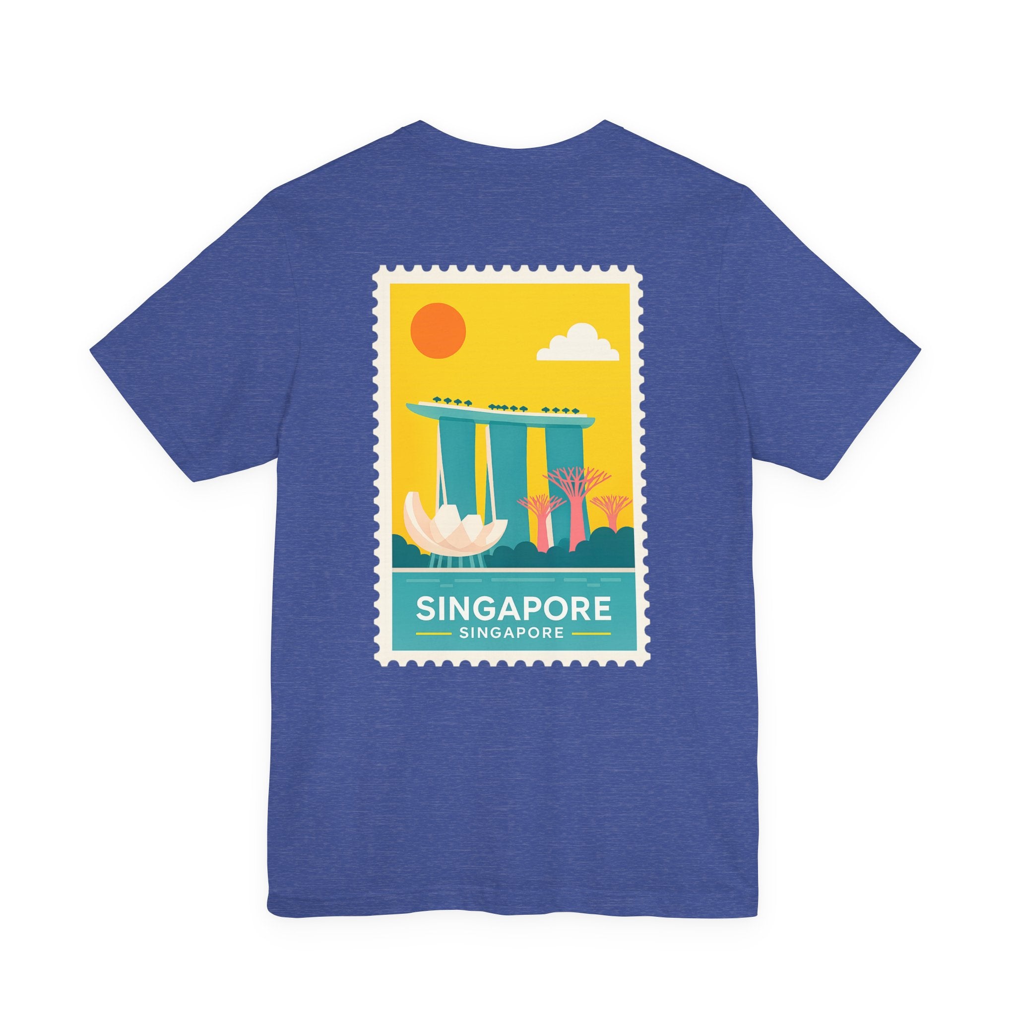 Singapore Postcard Graphic Tee - Vintage Travel Shirt