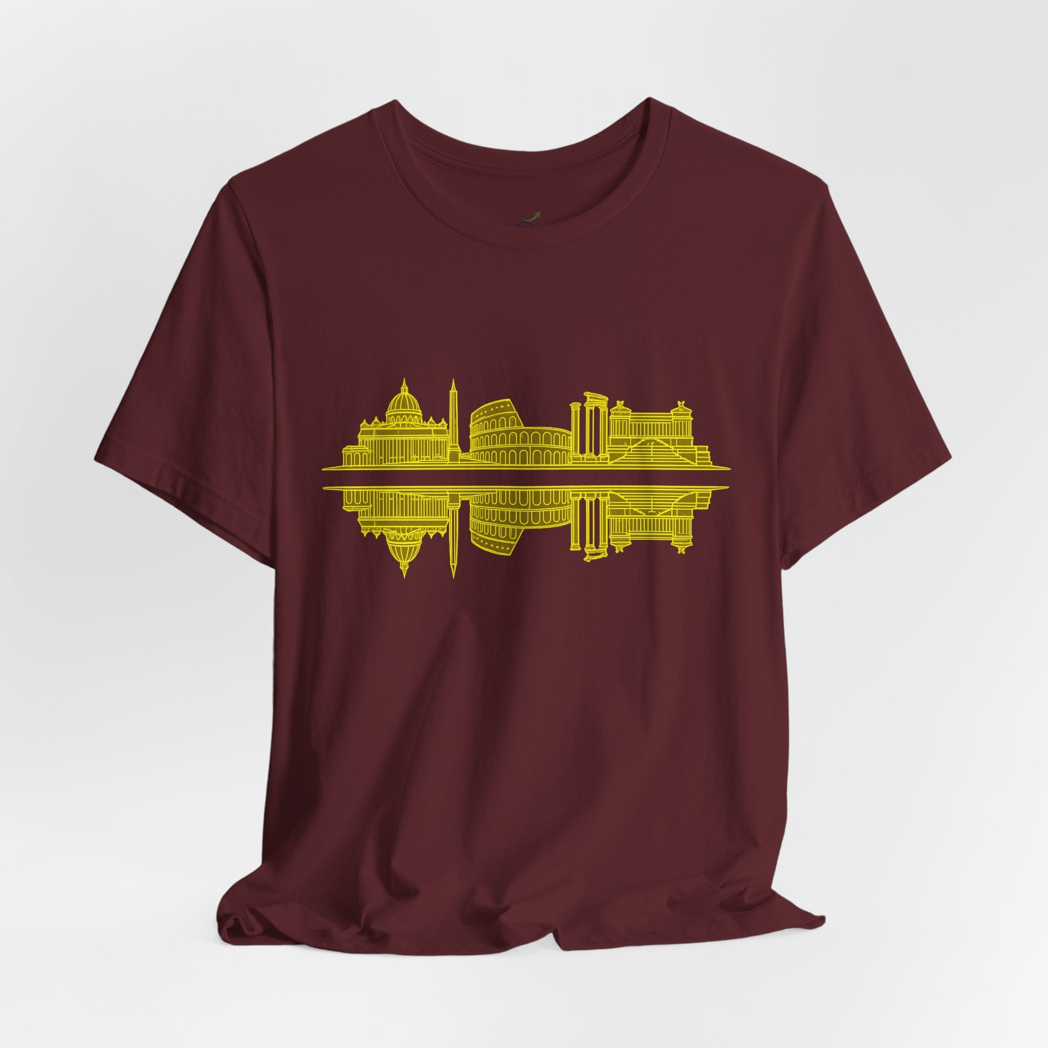 City Skyline Reflection T-Shirt — Rome Landscape