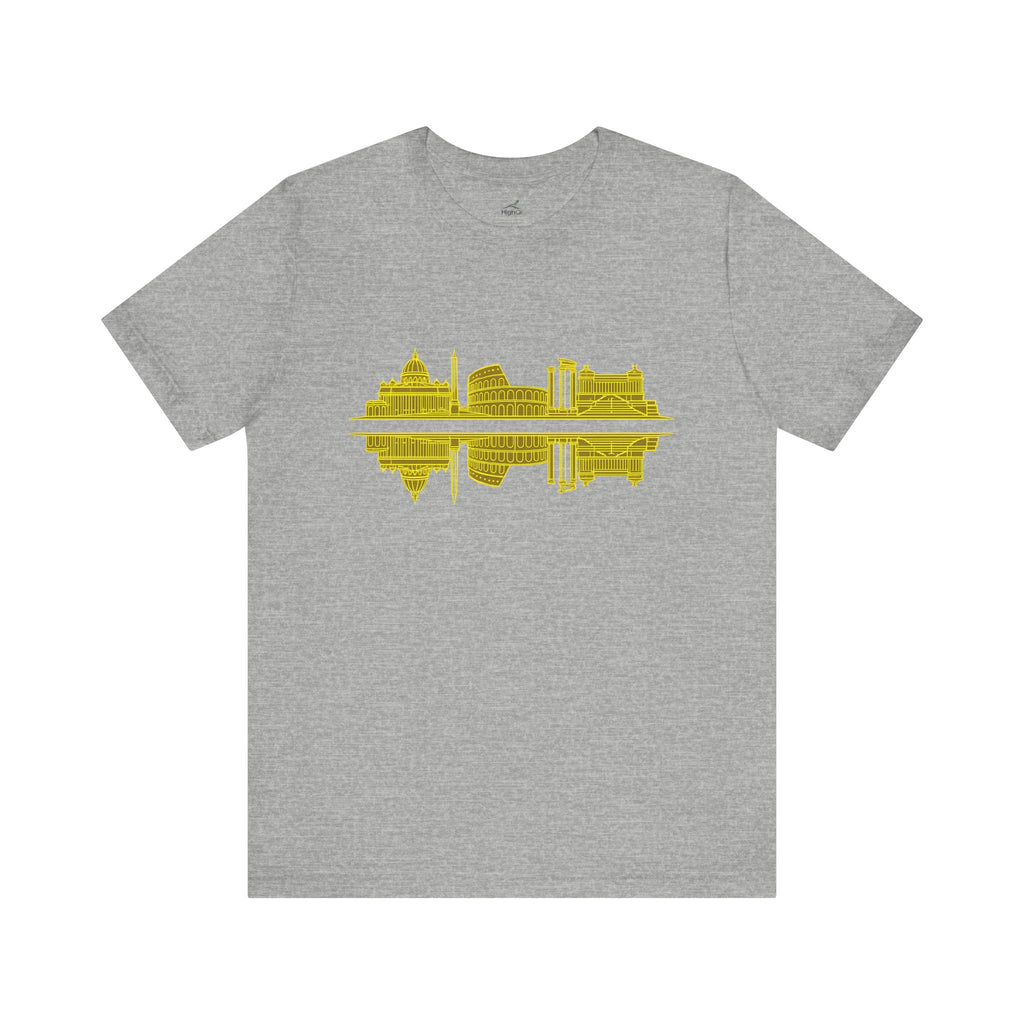 City Skyline Reflection T-Shirt — Rome Landscape