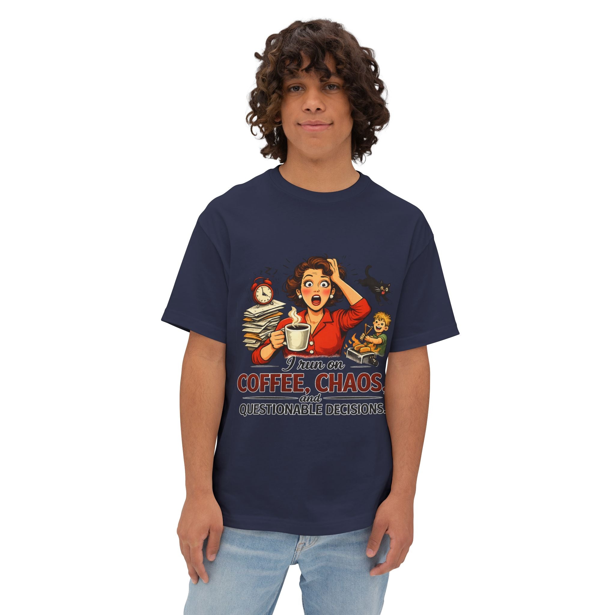 Coffee, Chaos & Questionable Decisions T-Shirt