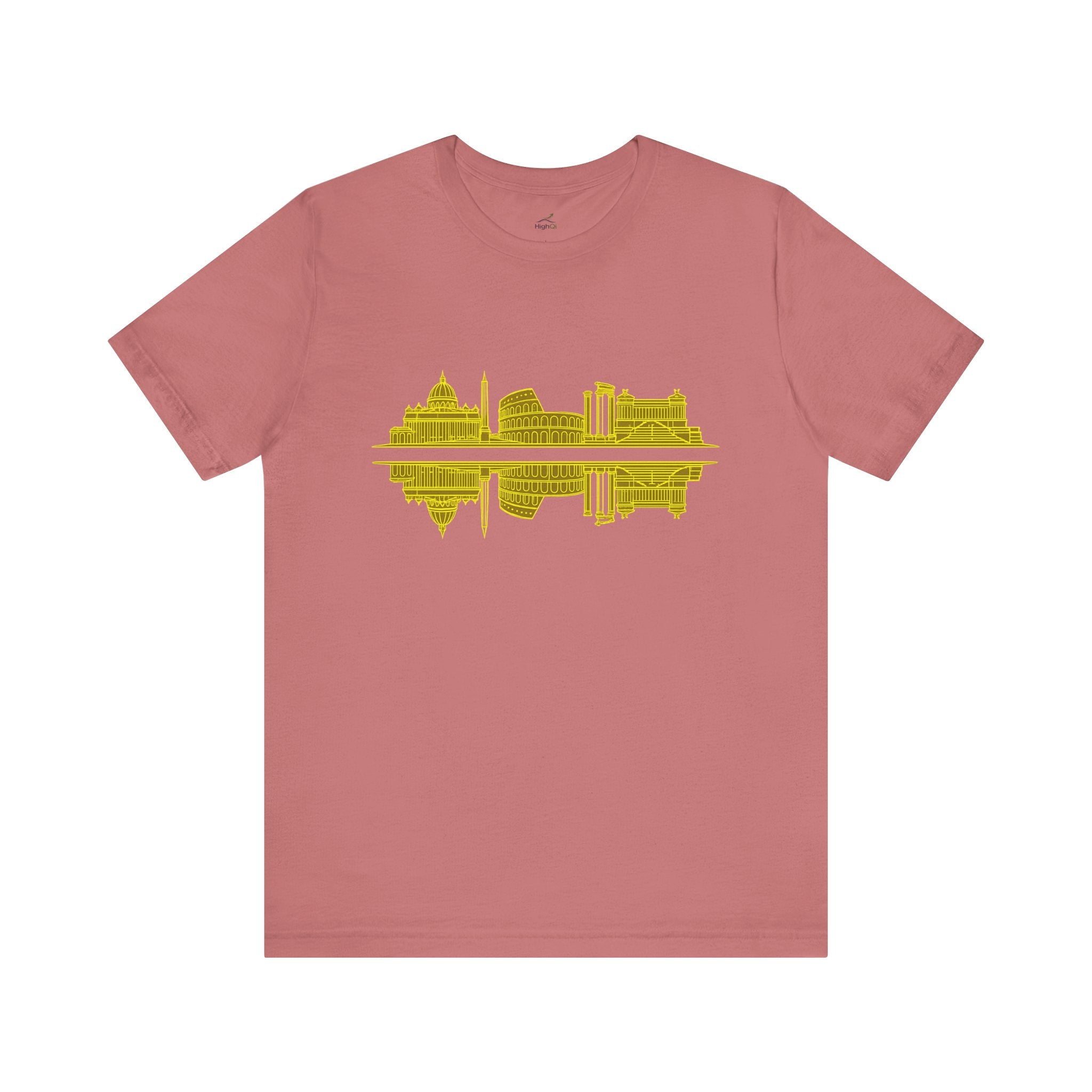 City Skyline Reflection T-Shirt — Rome Landscape