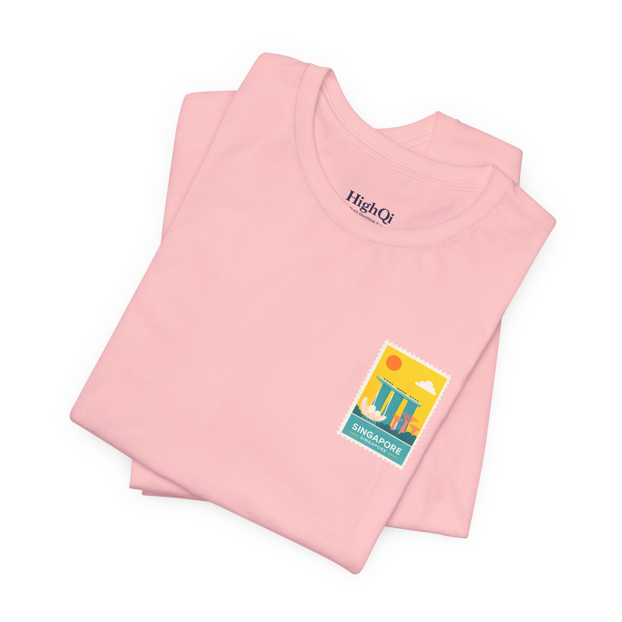 Singapore Postcard Graphic Tee - Vintage Travel Shirt
