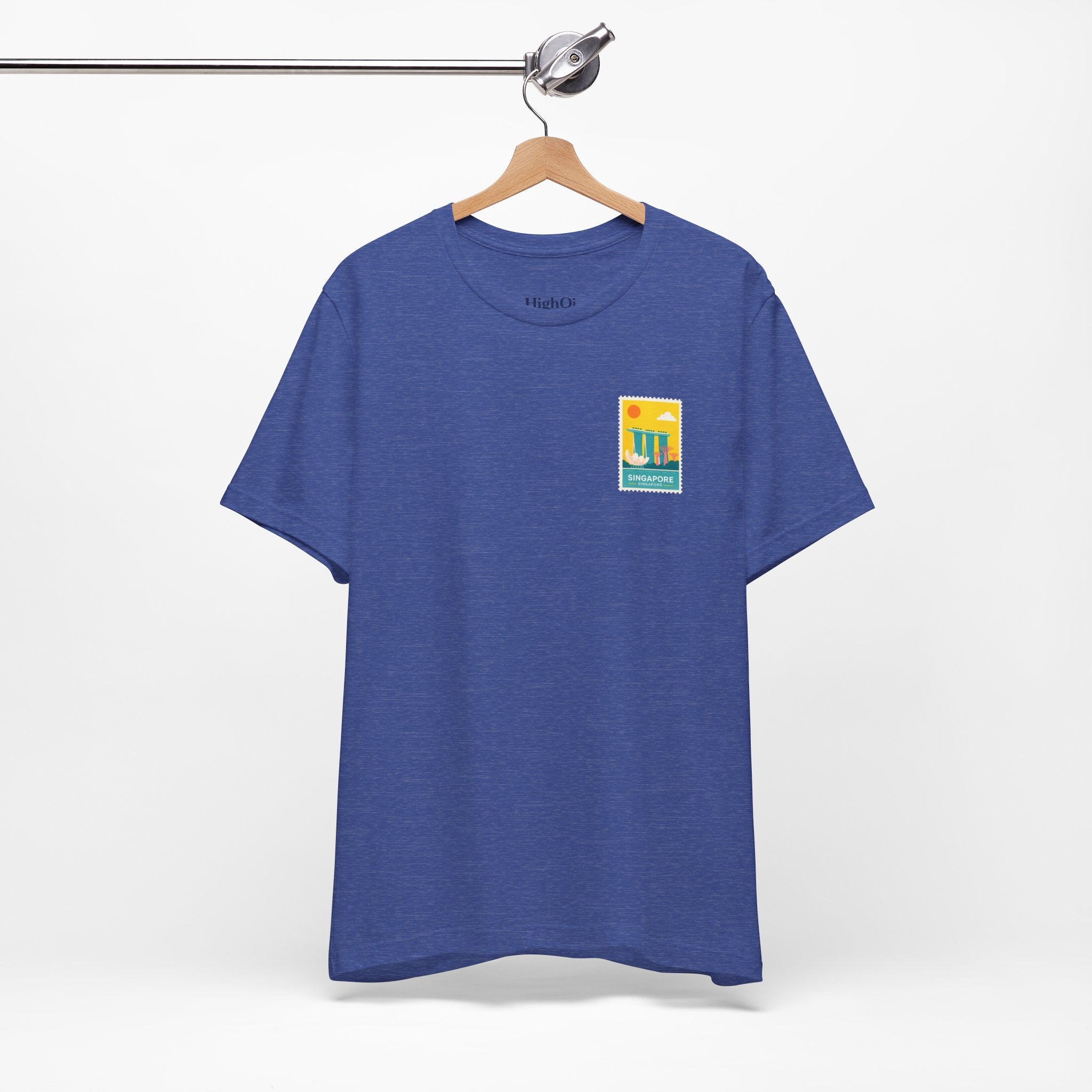 Singapore Postcard Graphic Tee - Vintage Travel Shirt