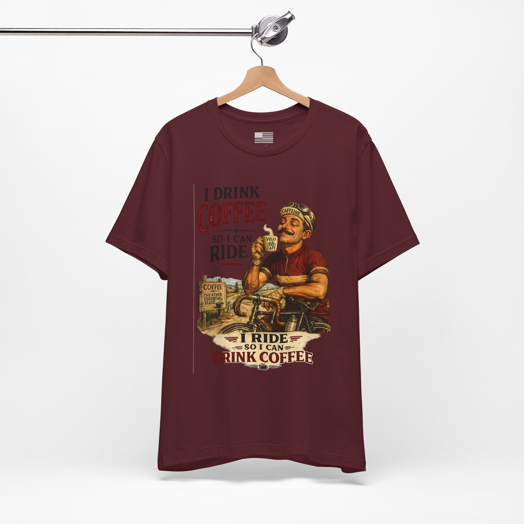 I Drink Coffee So I Can Ride - T-Shirt