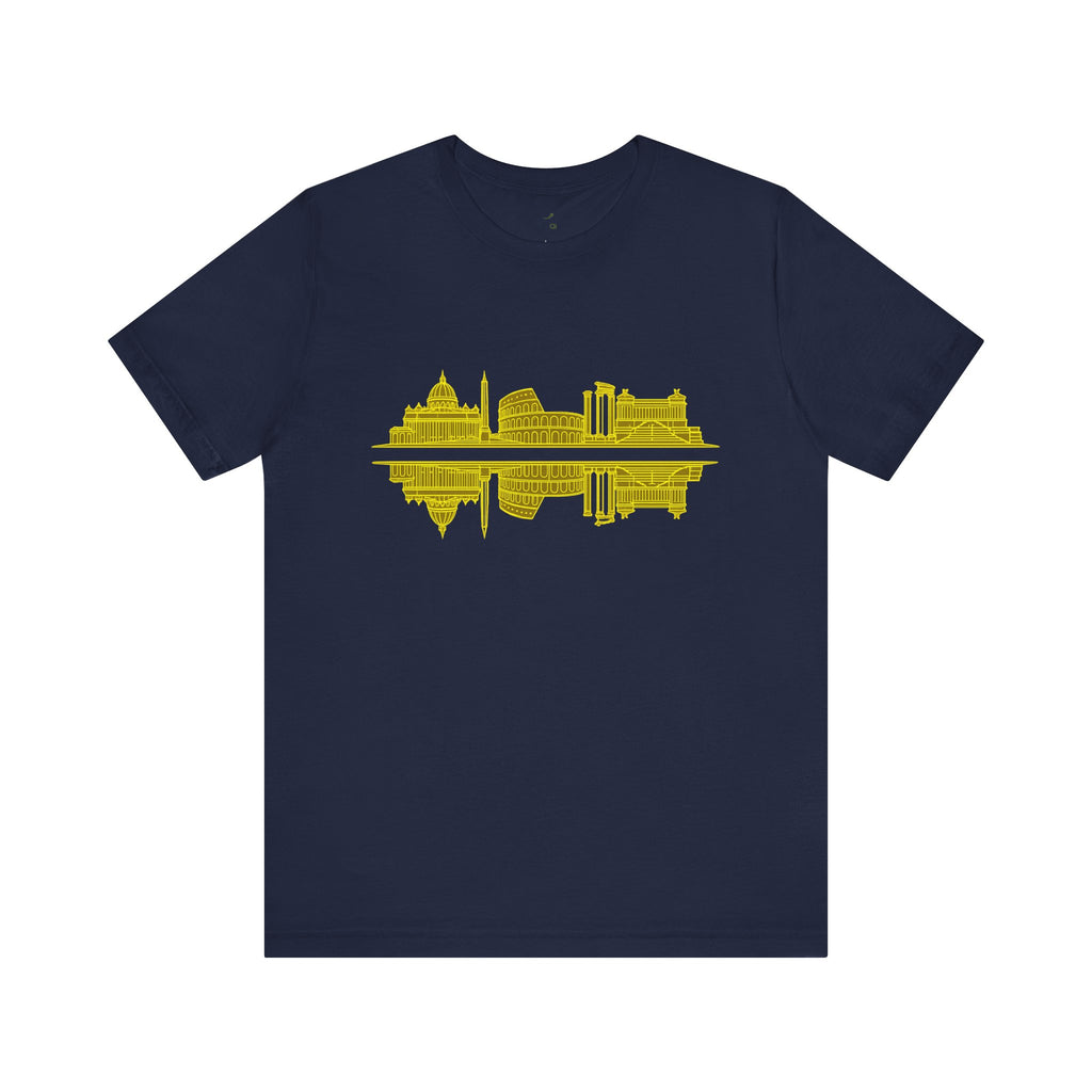 City Skyline Reflection T-Shirt — Rome Landscape