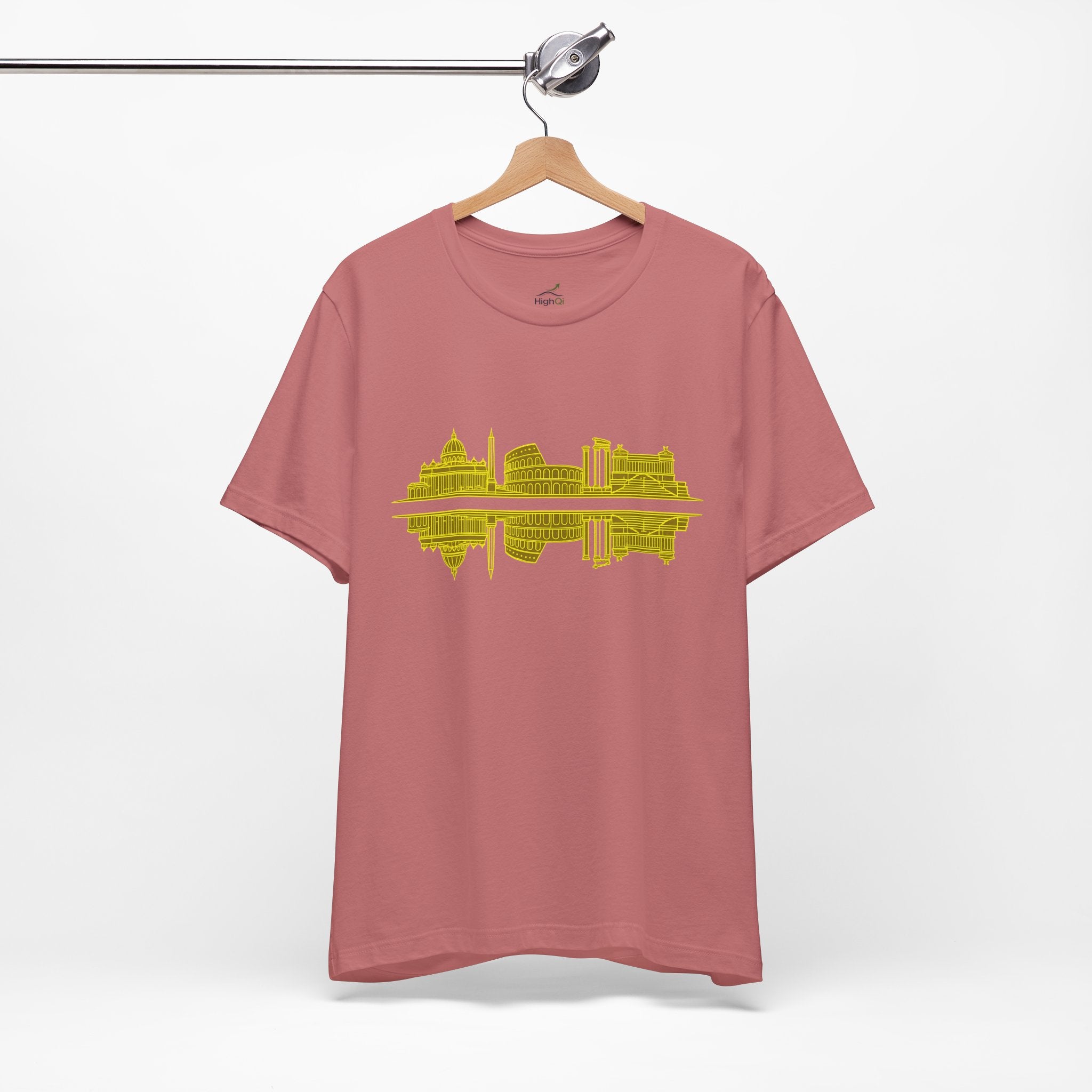 City Skyline Reflection T-Shirt — Rome Landscape