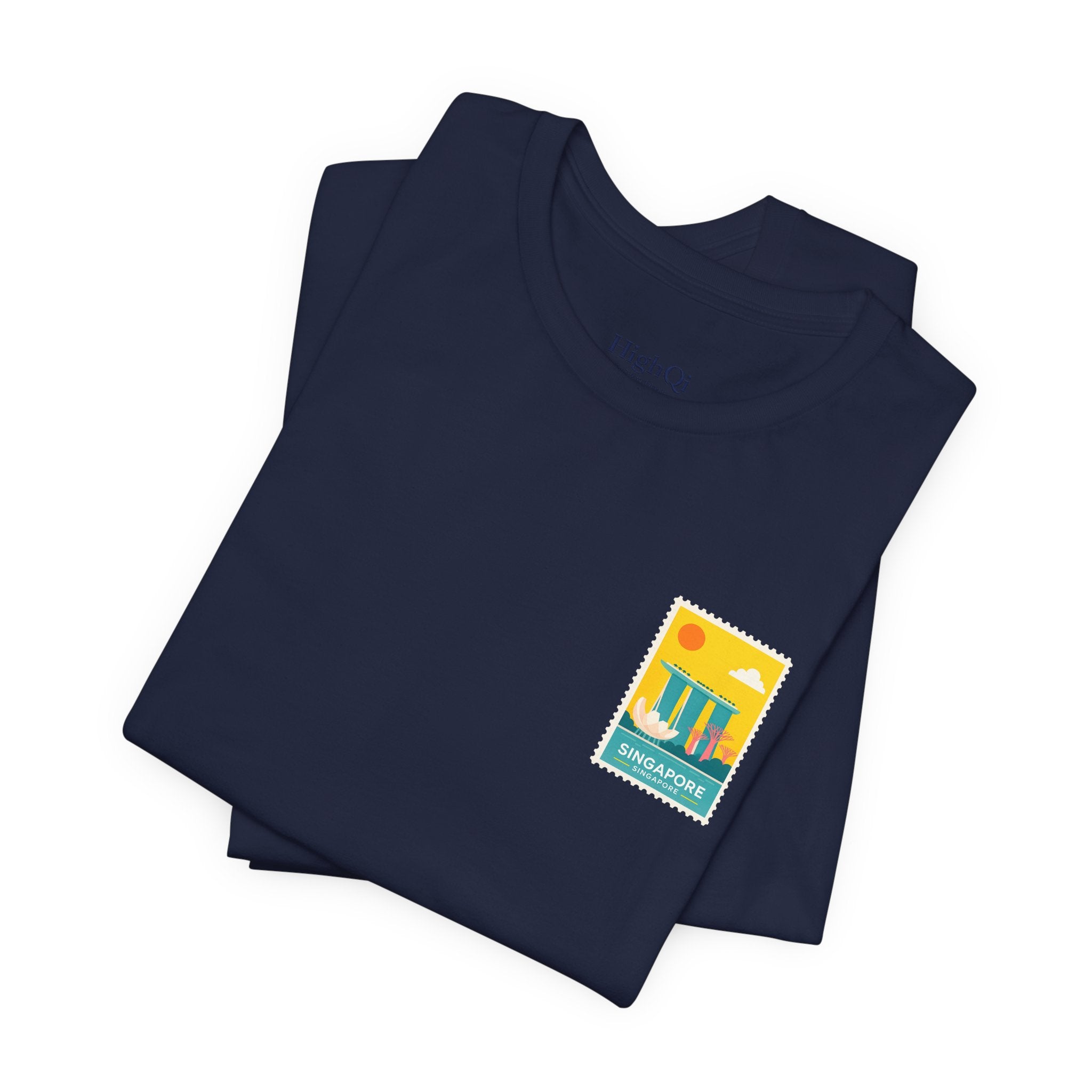 Singapore Postcard Graphic Tee - Vintage Travel Shirt