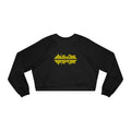 Cropped Pullover — 'ROME' Soundwave Graphic Women's Fleece