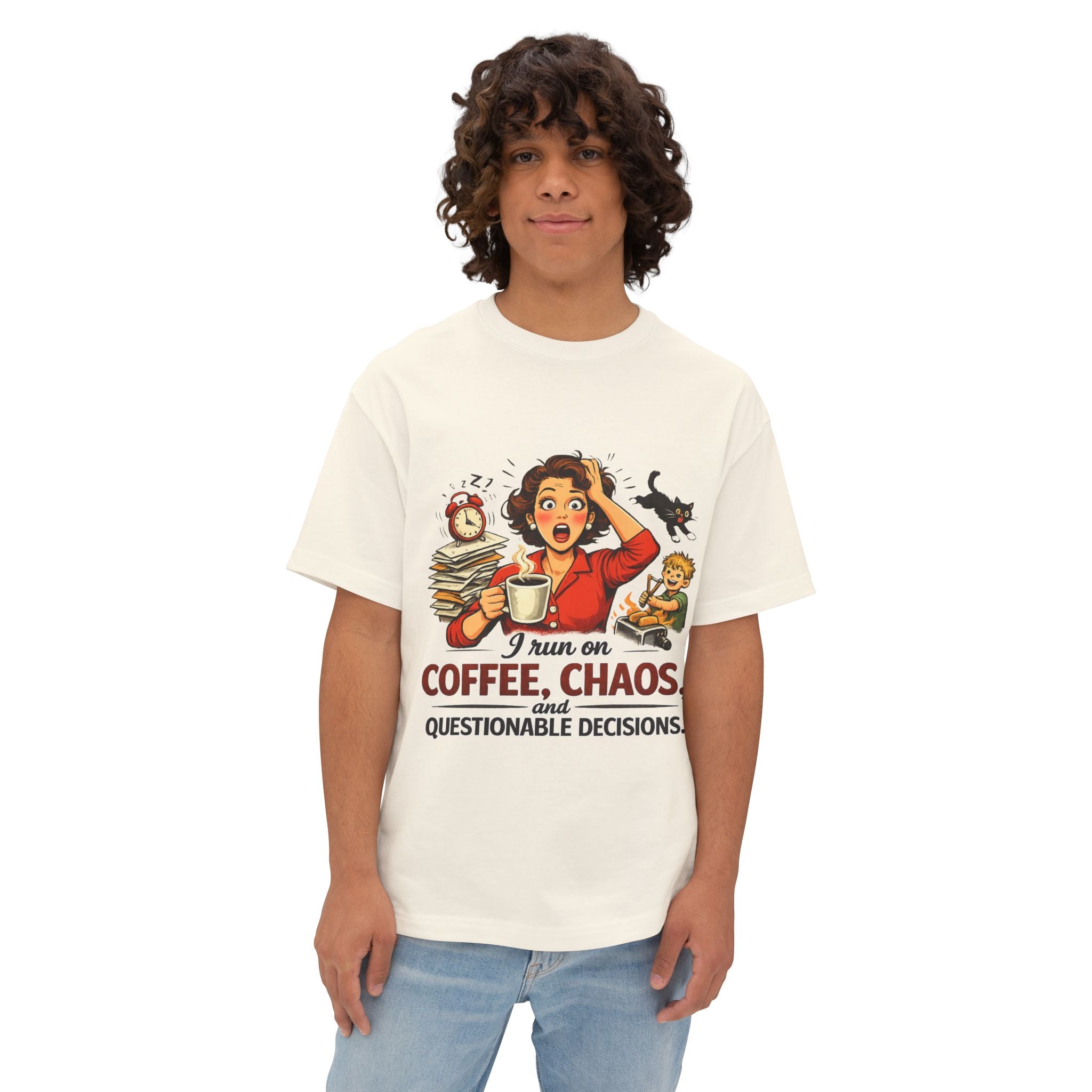 Coffee, Chaos & Questionable Decisions T-Shirt