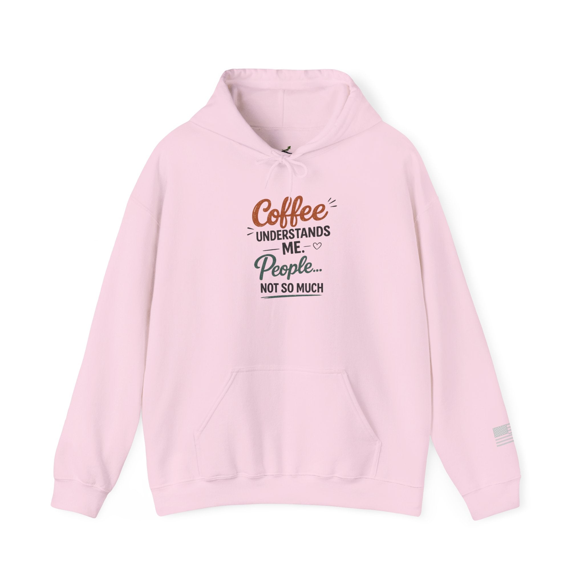 "Coffee Understands Me" - Pullover Hoodie