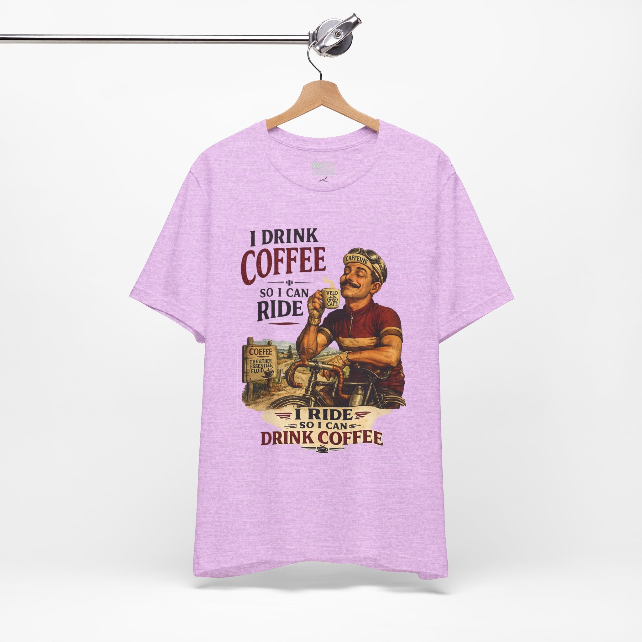I Drink Coffee So I Can Ride - T-Shirt