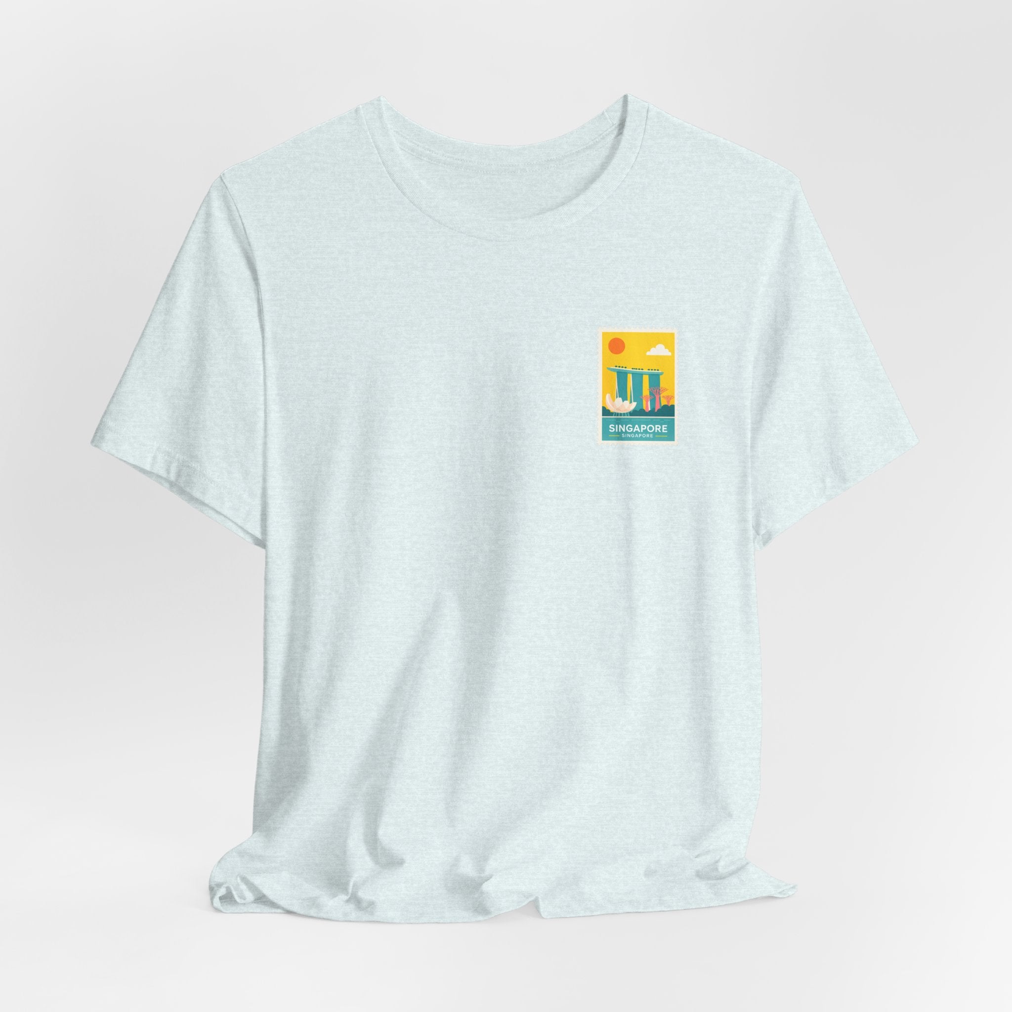 Singapore Postcard Graphic Tee - Vintage Travel Shirt