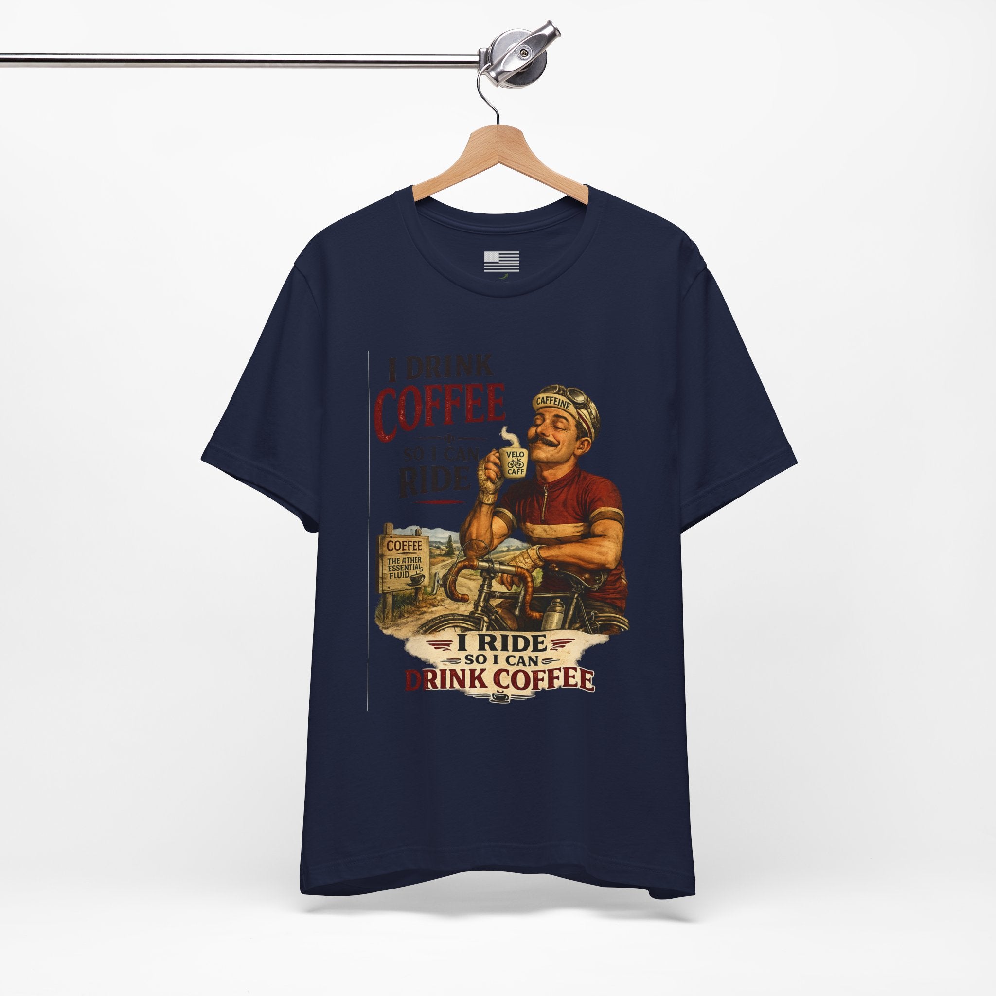 I Drink Coffee So I Can Ride - T-Shirt