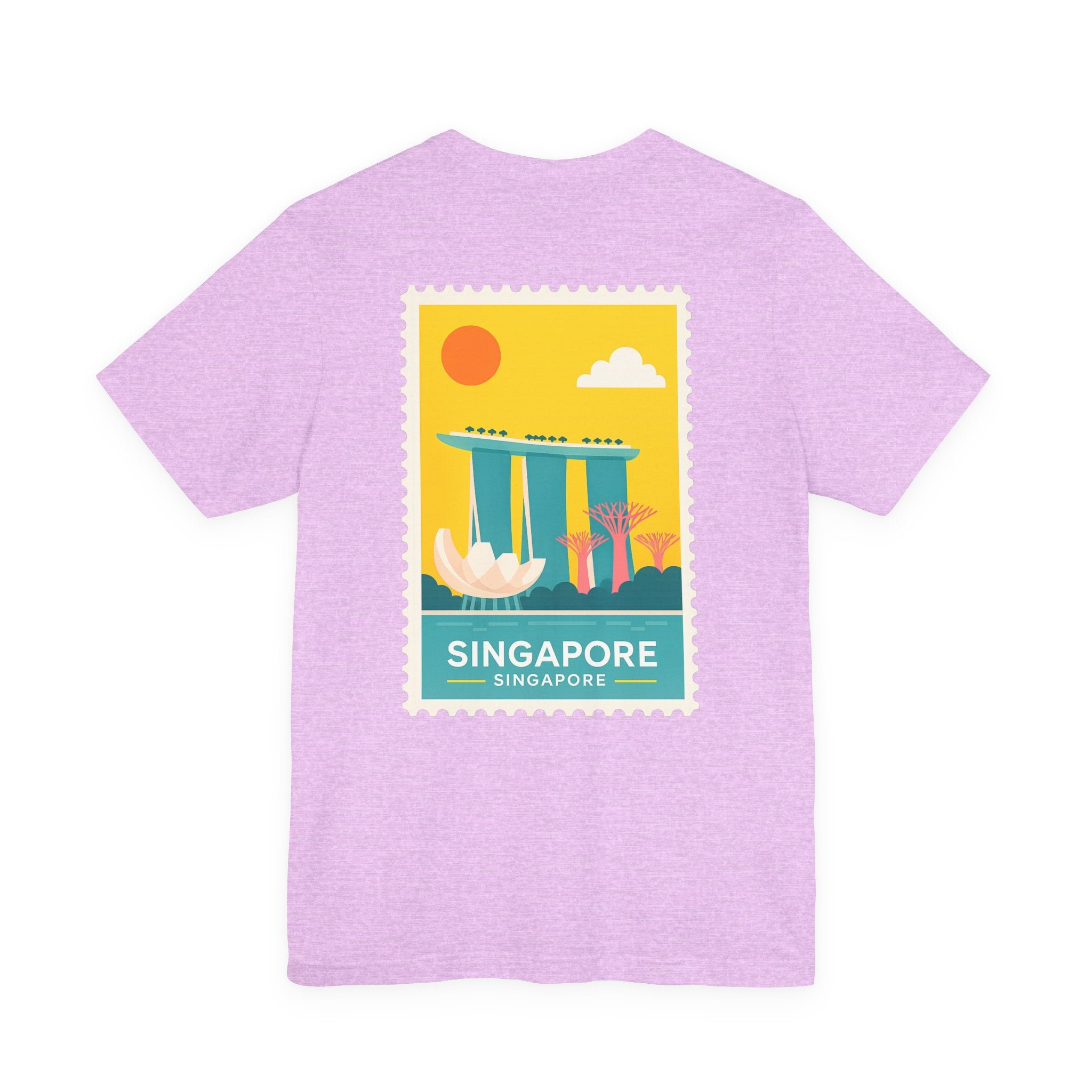 Singapore Postcard Graphic Tee - Vintage Travel Shirt