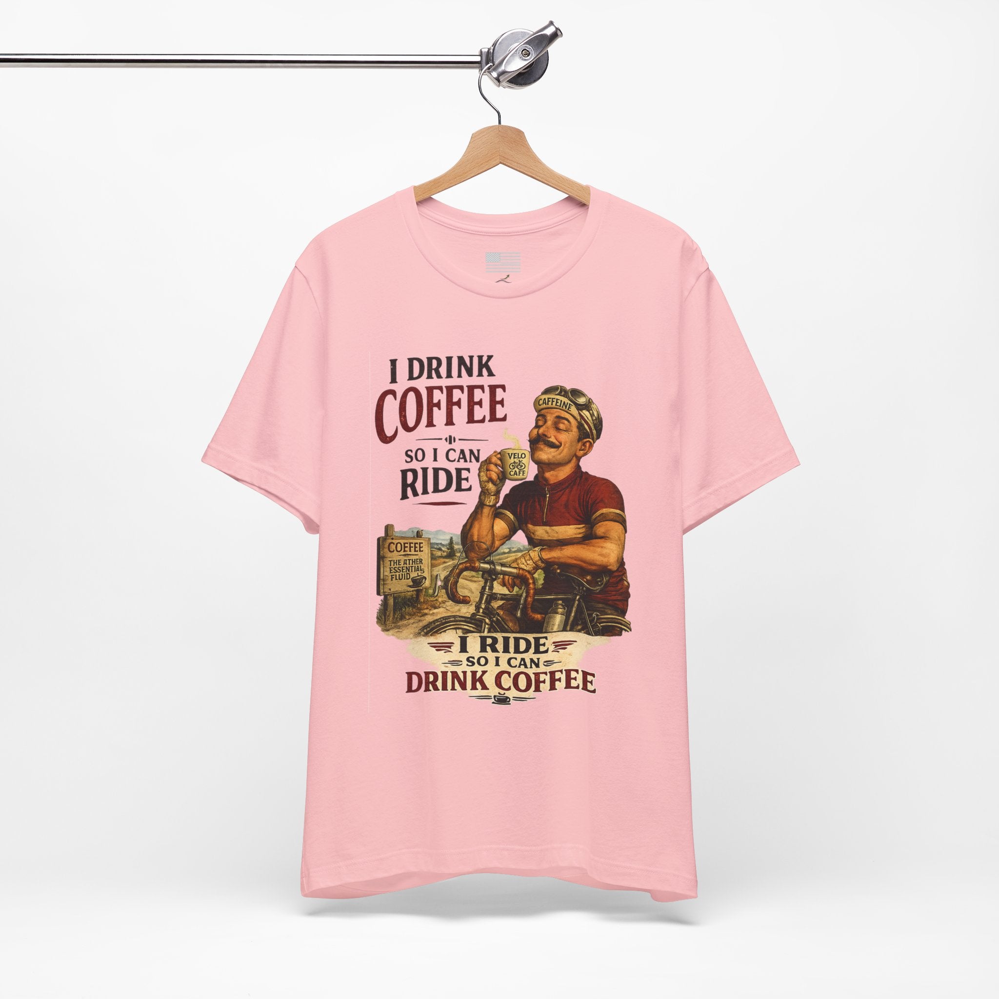 I Drink Coffee So I Can Ride - T-Shirt