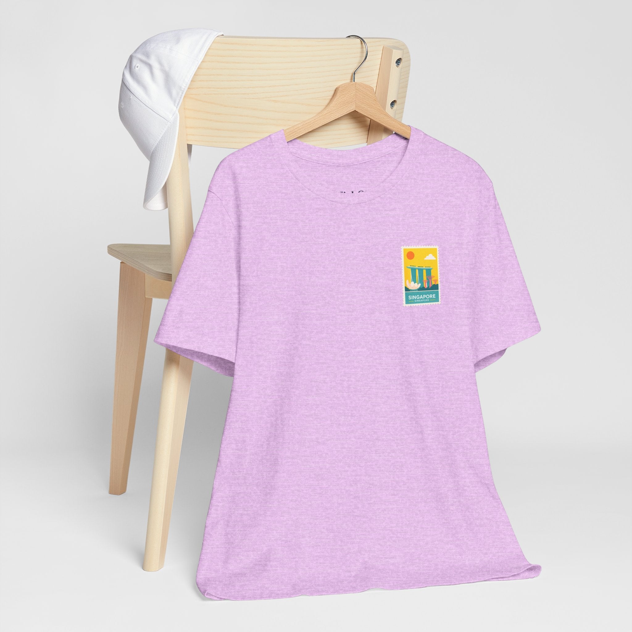 Singapore Postcard Graphic Tee - Vintage Travel Shirt