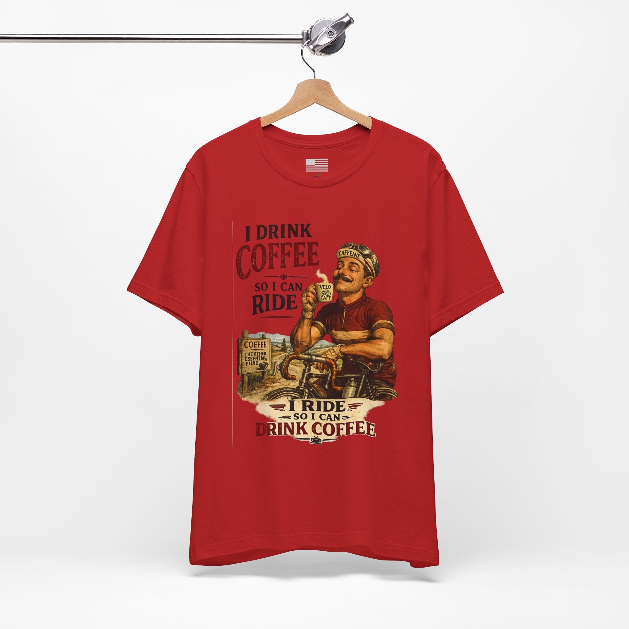 I Drink Coffee So I Can Ride - T-Shirt