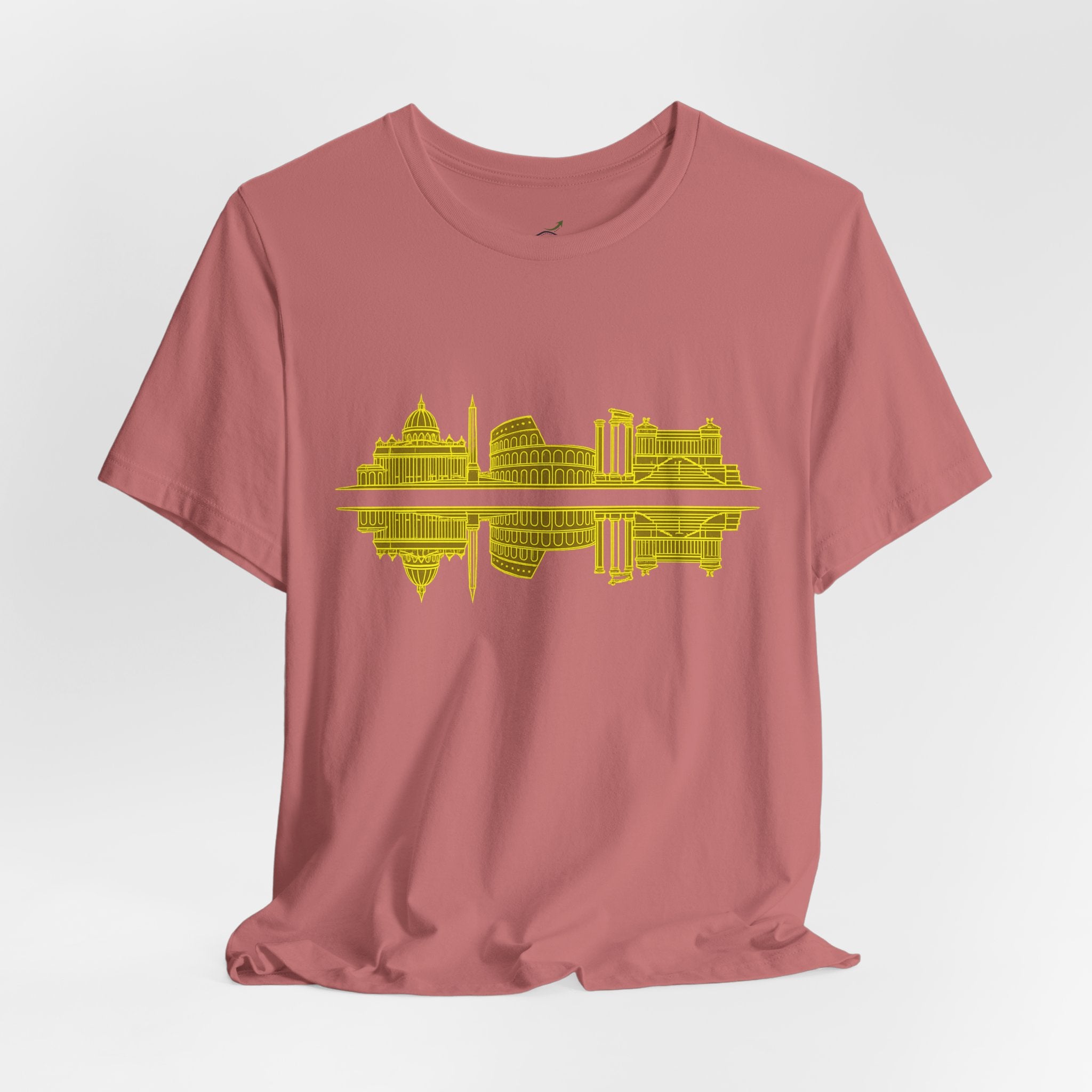 City Skyline Reflection T-Shirt — Rome Landscape