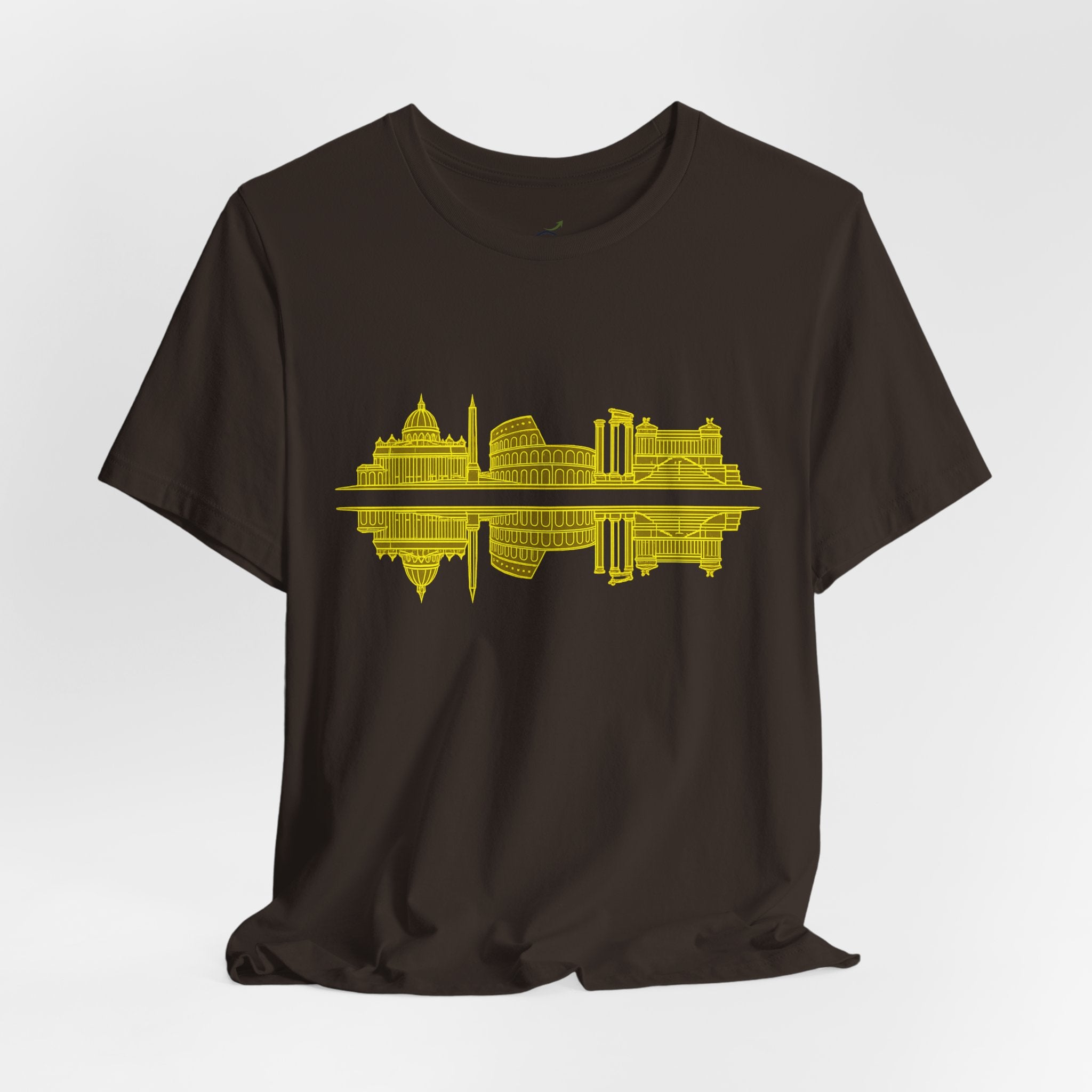 City Skyline Reflection T-Shirt — Rome Landscape