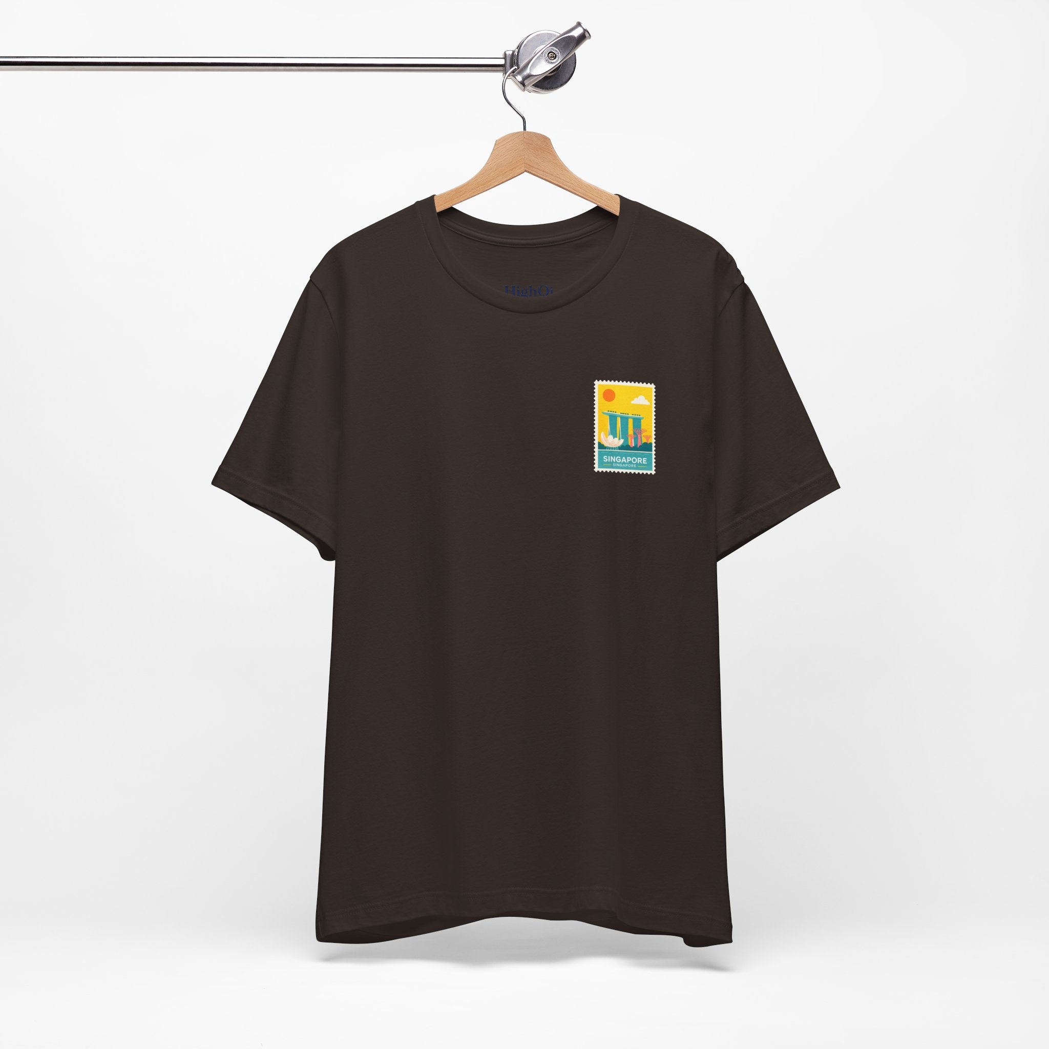 Singapore Postcard Graphic Tee - Vintage Travel Shirt
