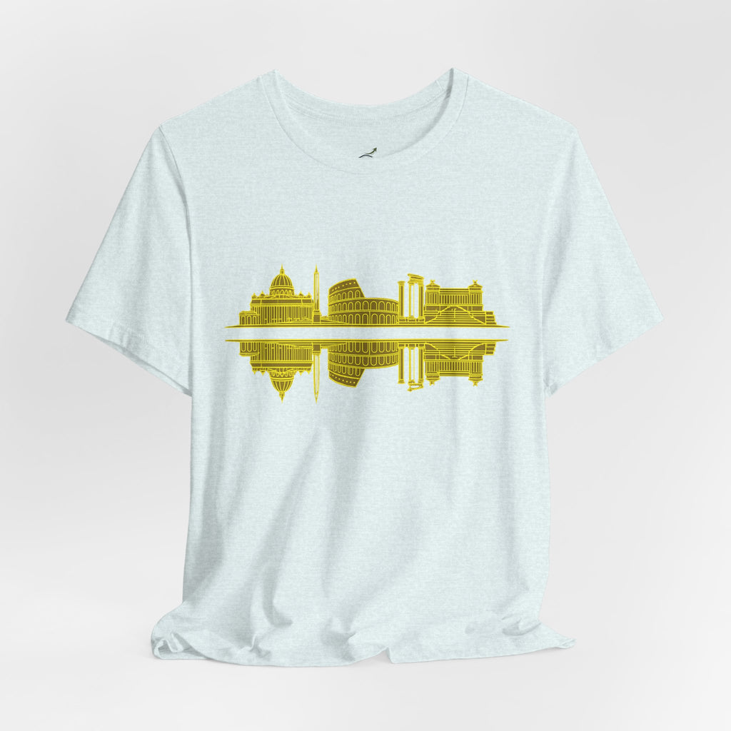 City Skyline Reflection T-Shirt — Rome Landscape