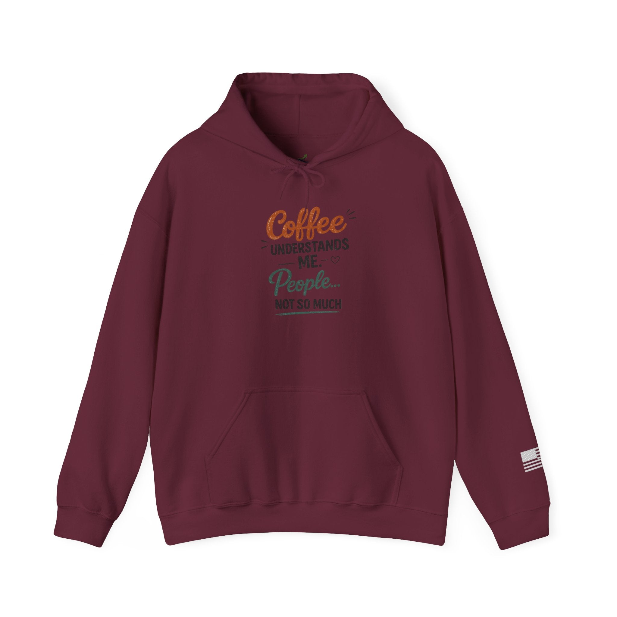 "Coffee Understands Me" - Pullover Hoodie