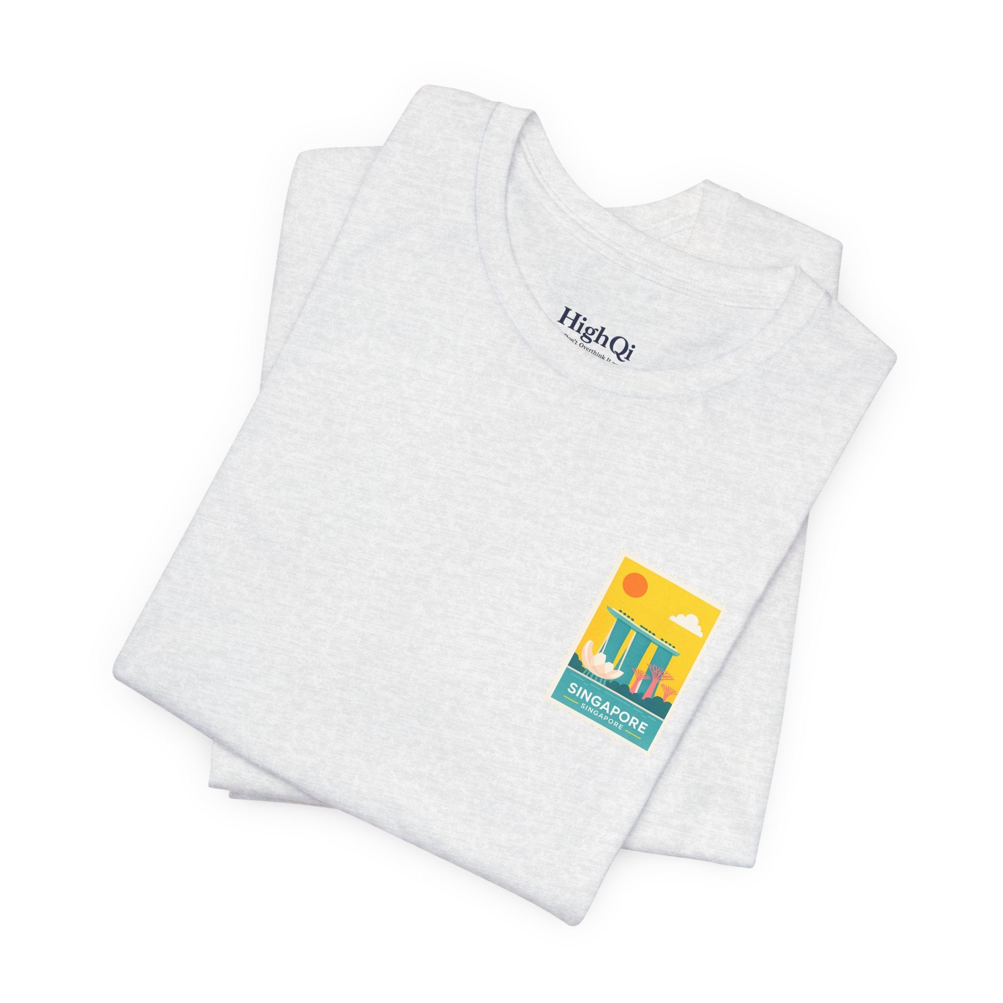 Singapore Postcard Graphic Tee - Vintage Travel Shirt