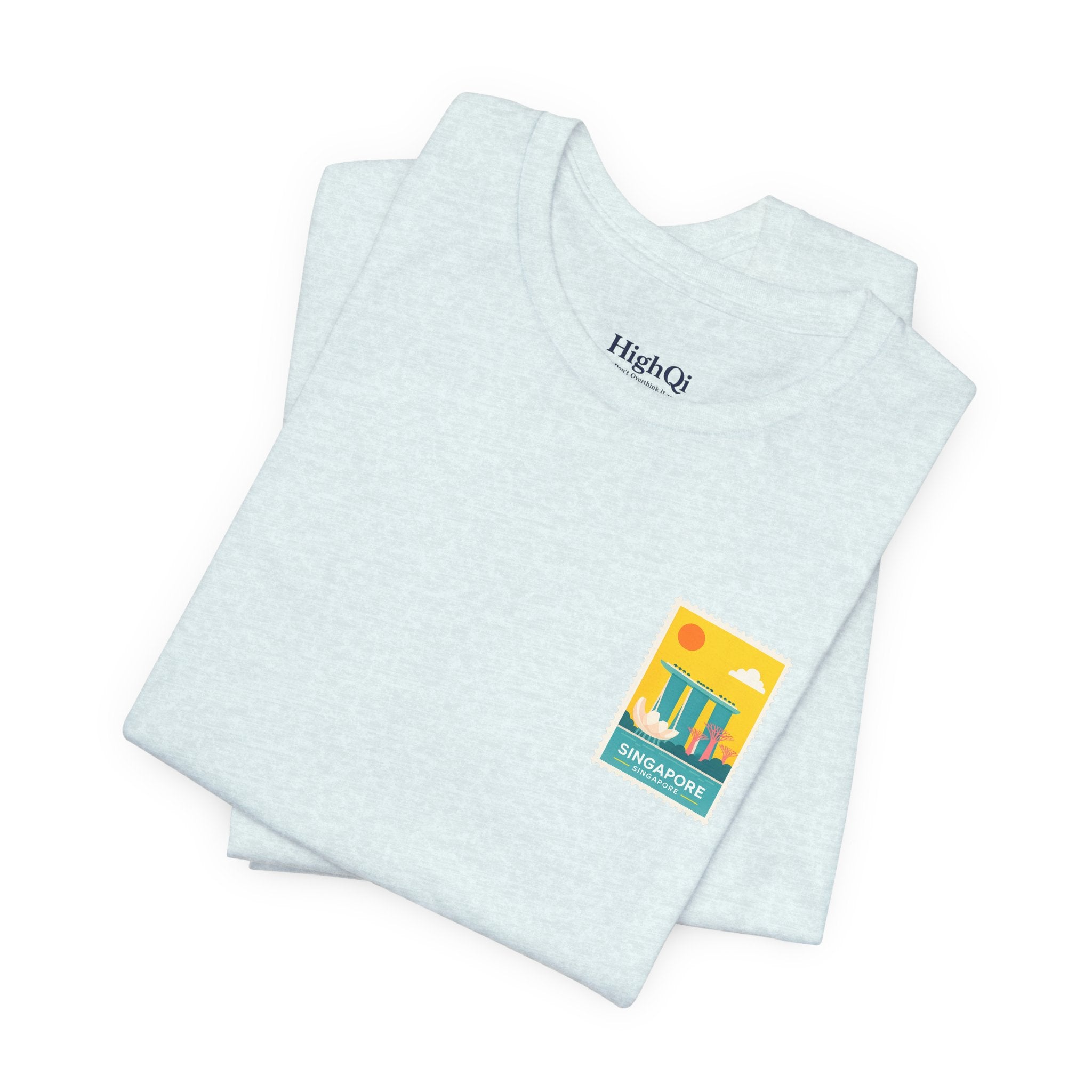 Singapore Postcard Graphic Tee - Vintage Travel Shirt